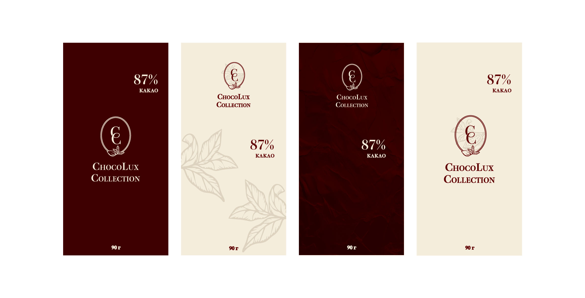 ChocoLux Collection | ЛОГОТИП ФИРМЕННЫЙ СТИЛЬ — Изображение №7 — Брендинг, Маркетинг на Dprofile