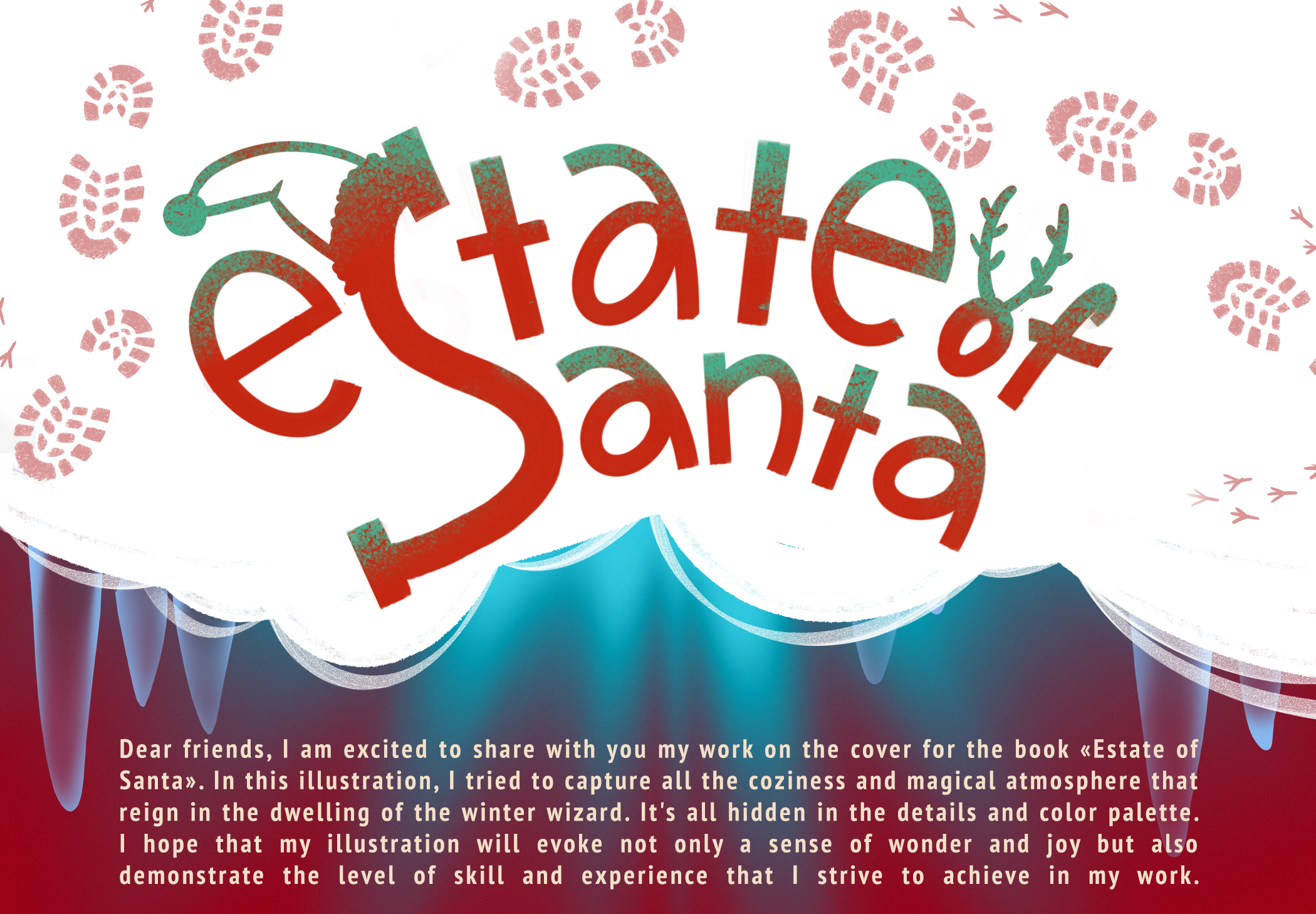 Children's book cover illustrations | Estate of Santa — Изображение №1 — Иллюстрация, Графика на Dprofile