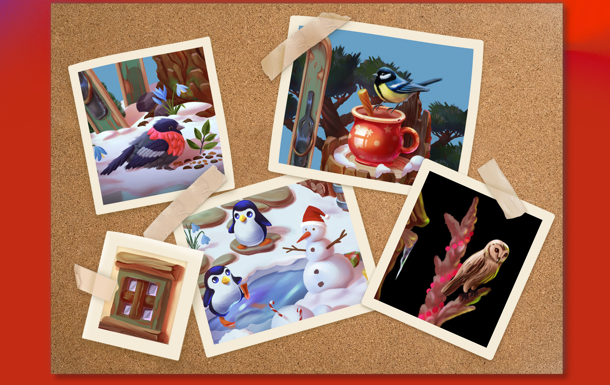 Children's book cover illustrations | Estate of Santa — Изображение №5 — Иллюстрация, Графика на Dprofile