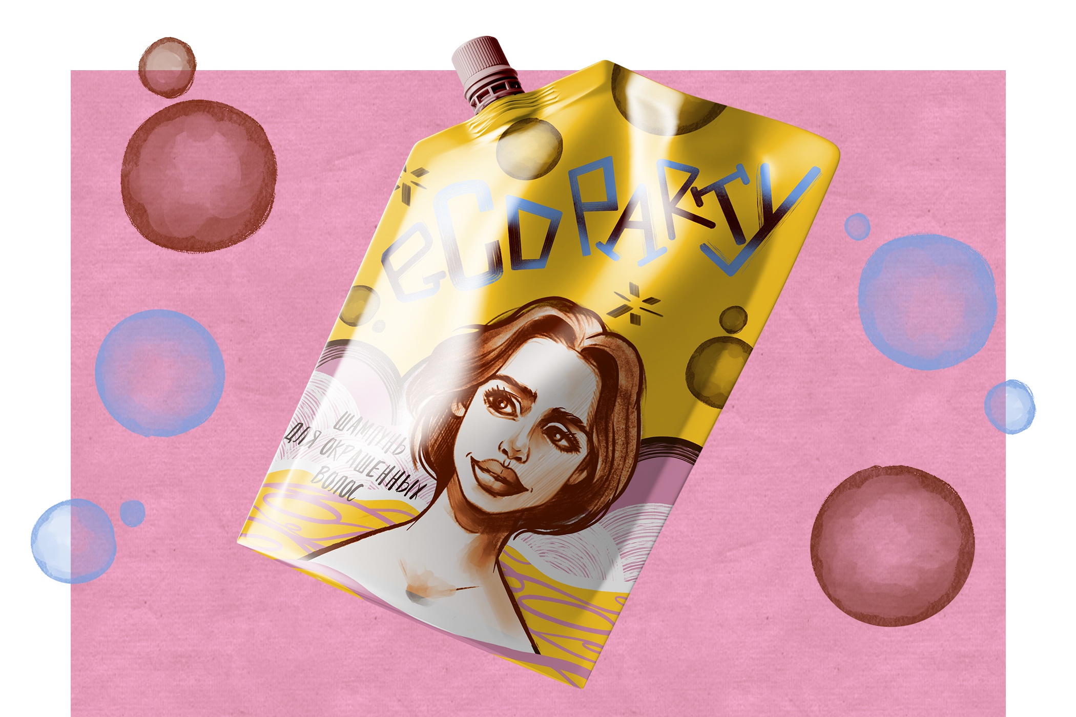 PACKAGING of the SHAMPOO | Illustration | Lettering — Изображение №14 — Брендинг, Иллюстрация, Графика на Dprofile