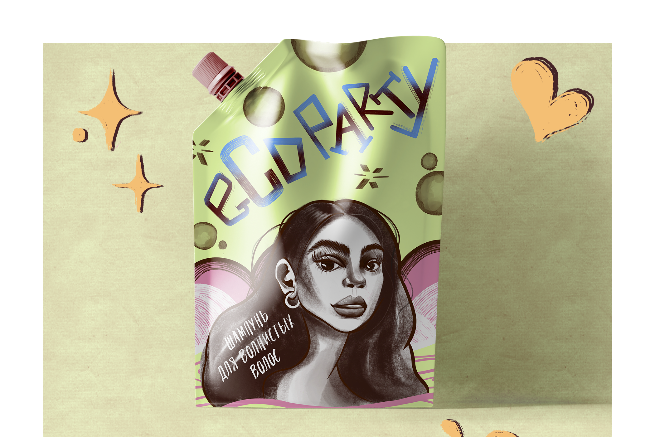 PACKAGING of the SHAMPOO | Illustration | Lettering — Изображение №17 — Брендинг, Иллюстрация, Графика на Dprofile