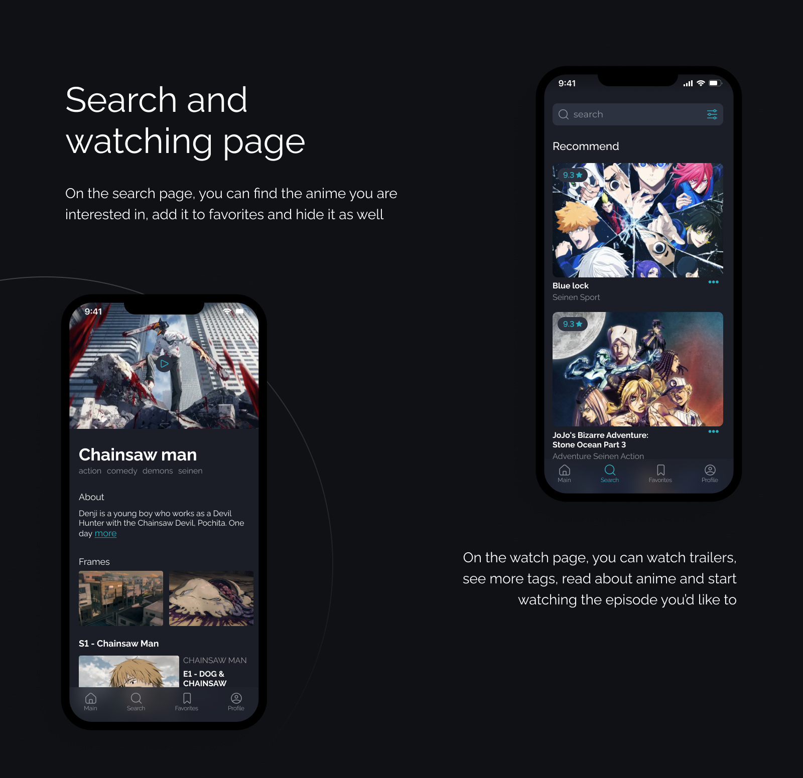 Anime streaming service — Изображение №7 — Интерфейсы на Dprofile
