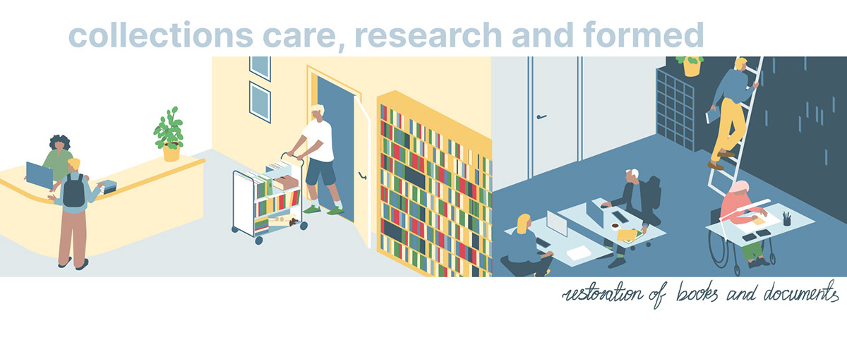 Library for everyone. Wimmelbuch — Изображение №7 — Иллюстрация, Графика на Dprofile