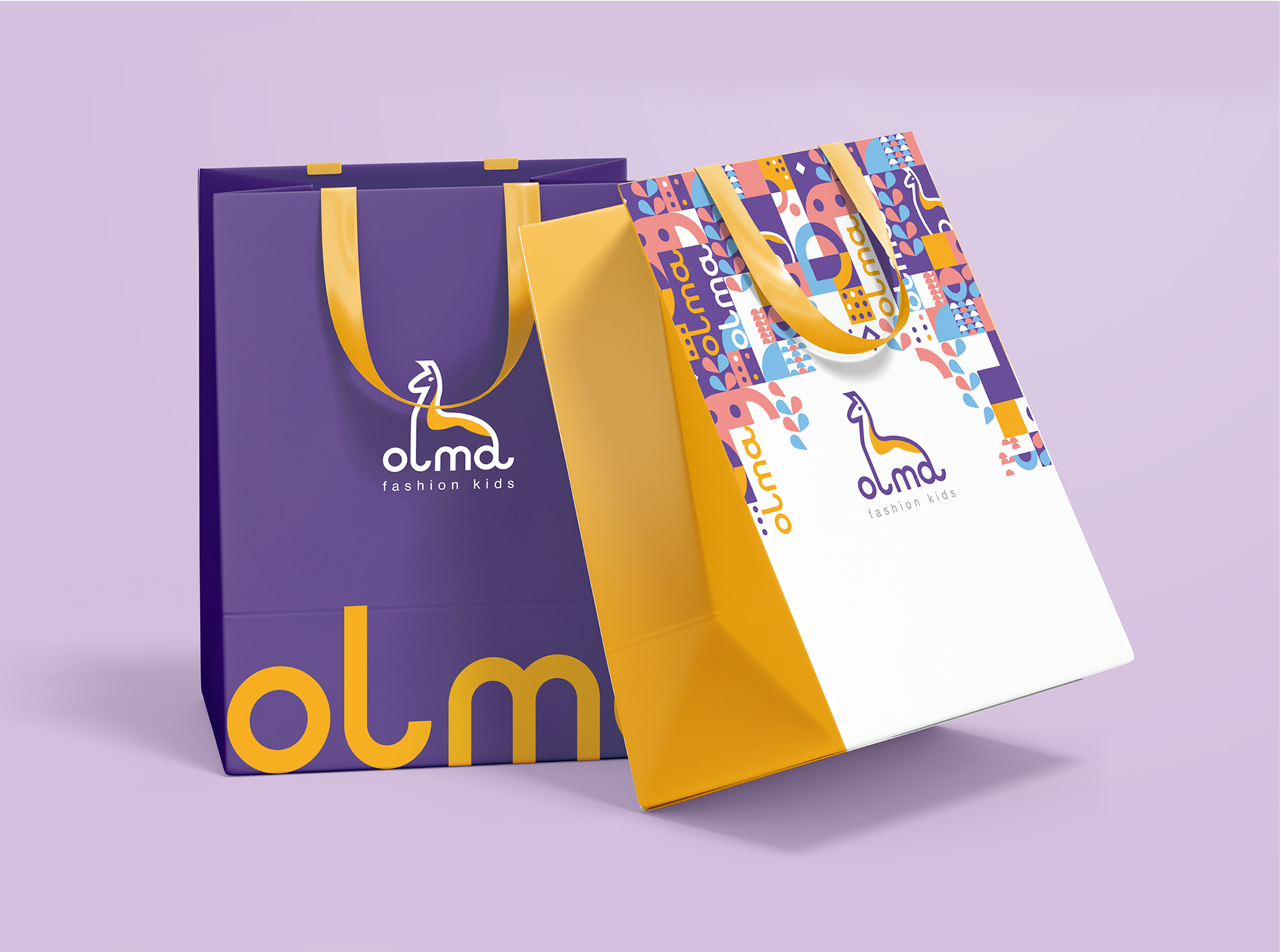 Айдентика для бренда детской одежды OLMA — Изображение №4 — Брендинг, Графика на Dprofile