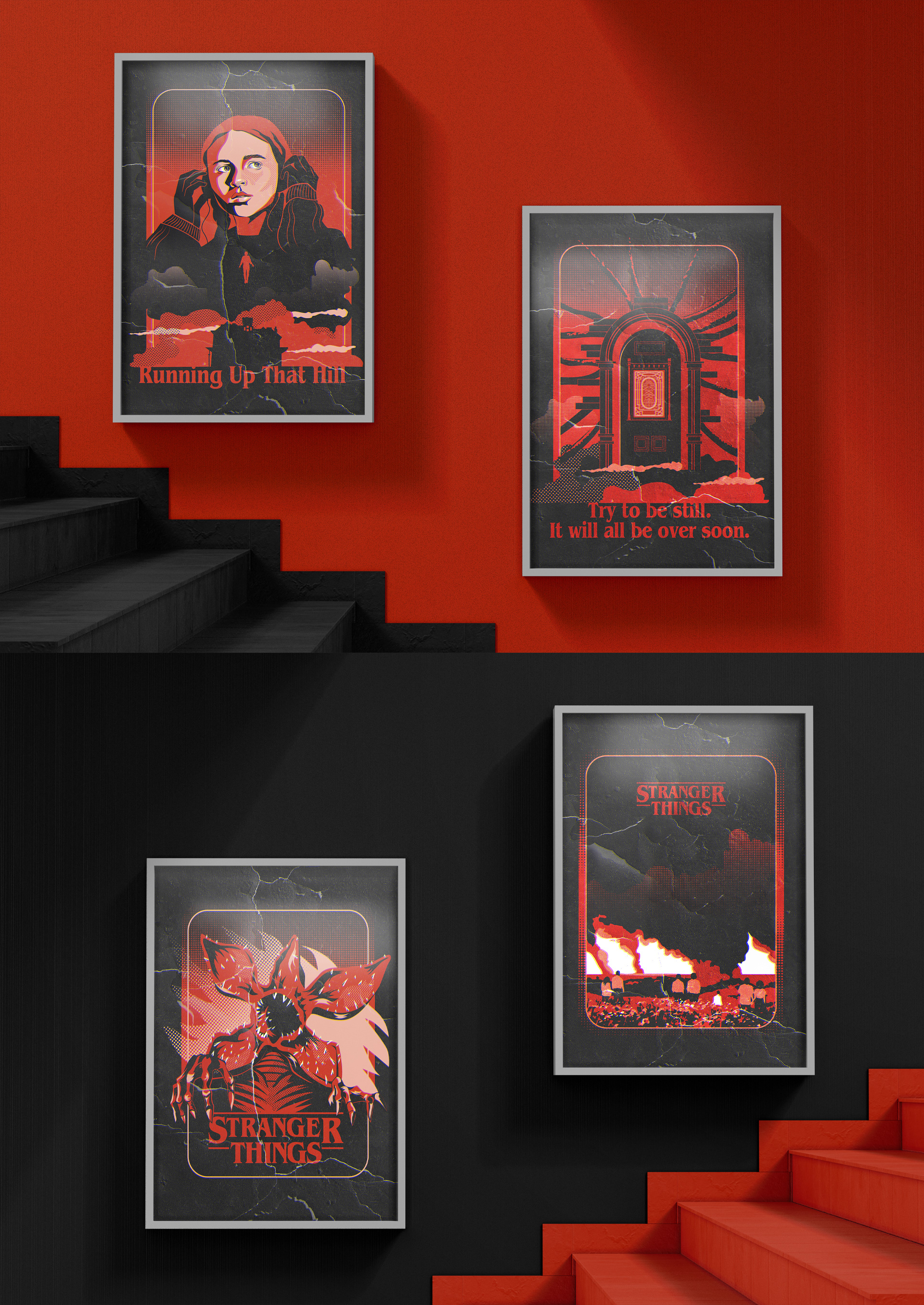 Poster of Stranger Things — Изображение №7 — Иллюстрация, Графика на Dprofile
