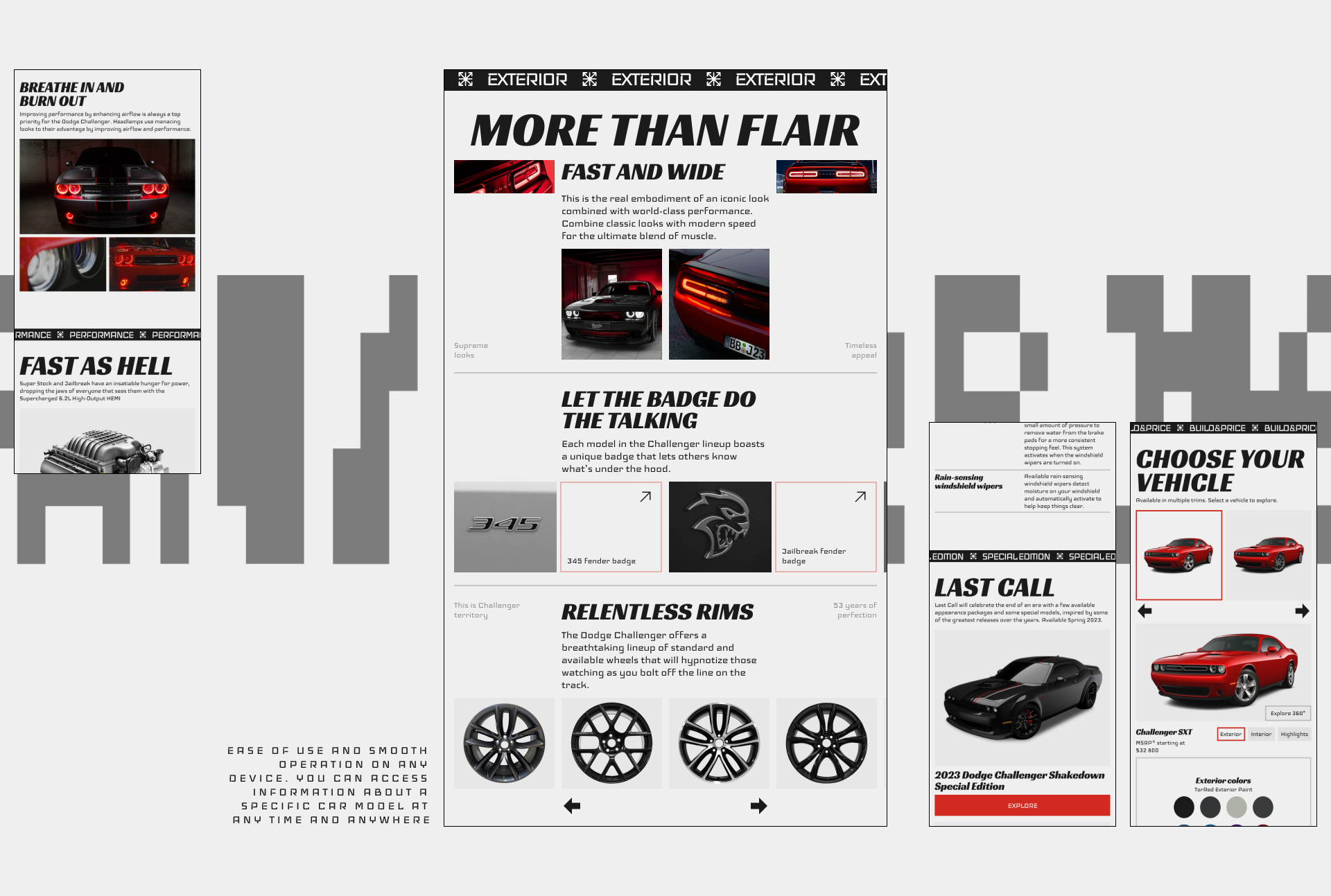 DODGE/CORPORATE WEBSITE REDESIGN — Изображение №7 — Интерфейсы, Анимация на Dprofile