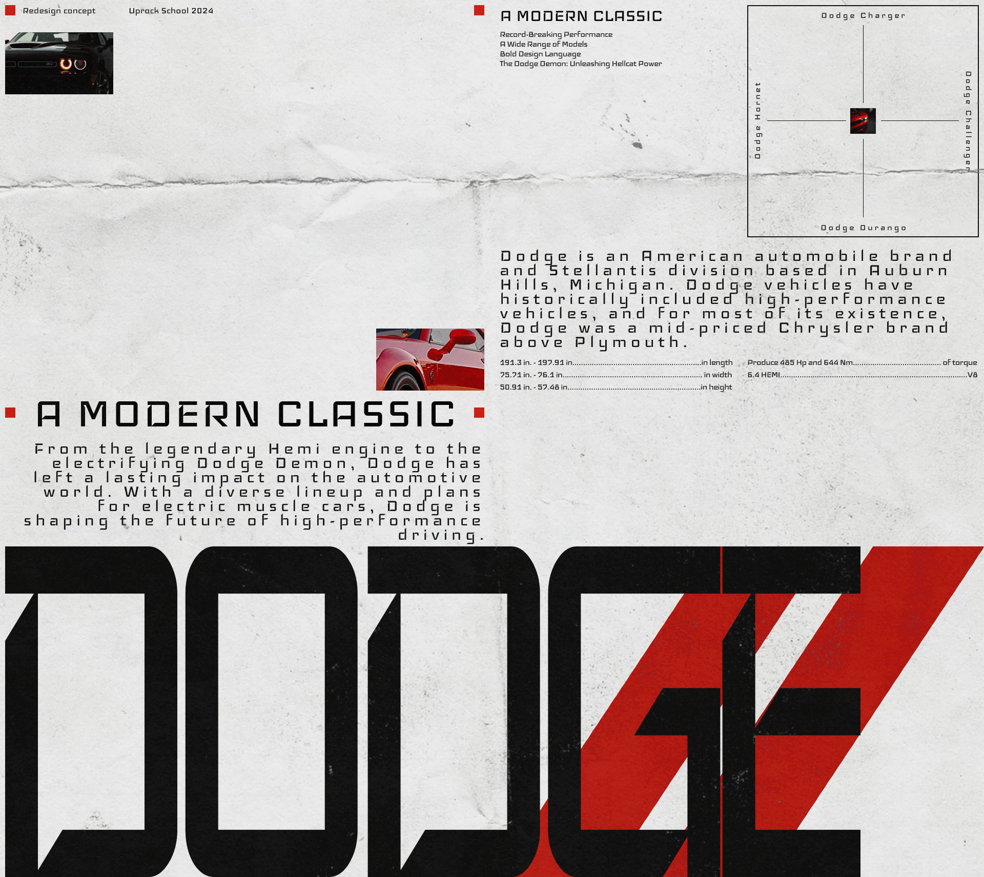 DODGE/CORPORATE WEBSITE REDESIGN — Изображение №5 — Интерфейсы, Анимация на Dprofile