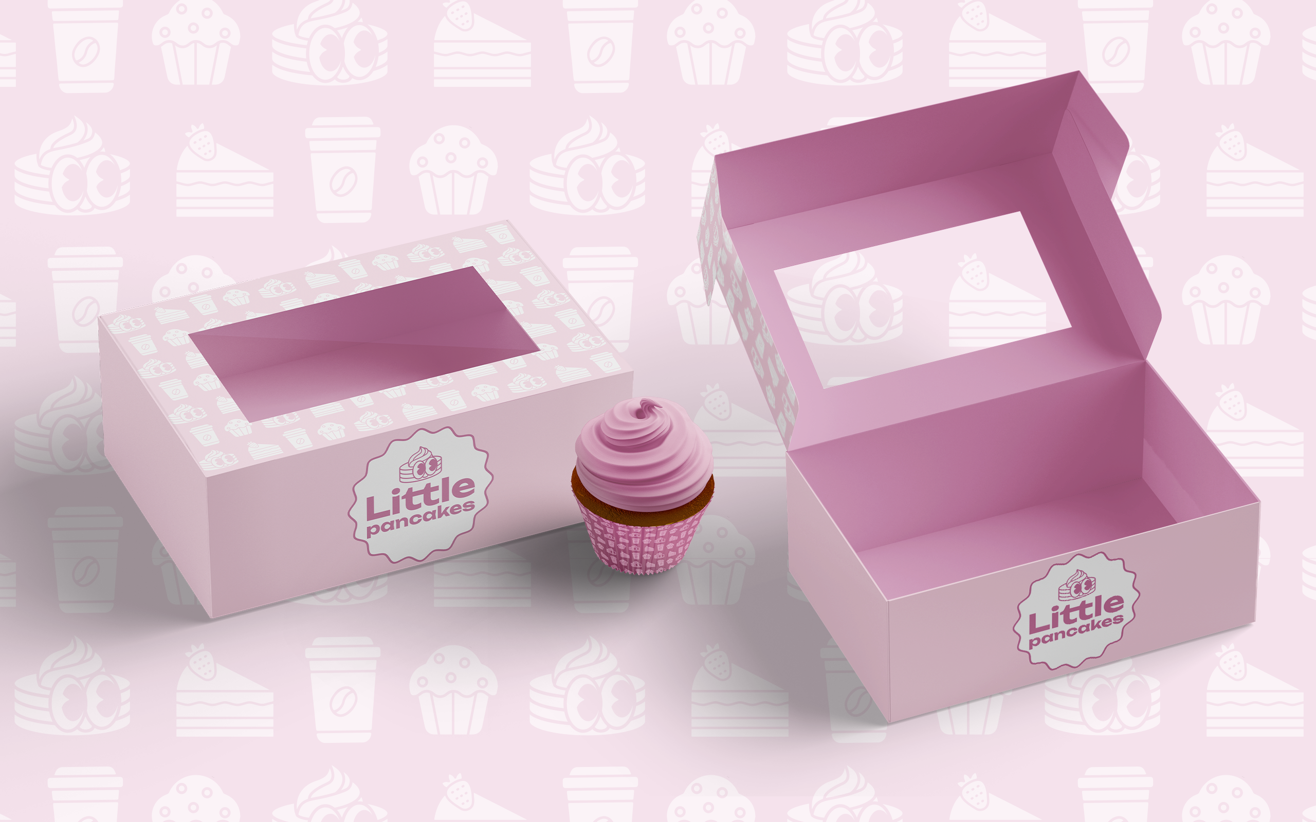 Логотип, фирменный стиль, кофейня "Little Pancakes" — Изображение №7 — Брендинг, Графика на Dprofile