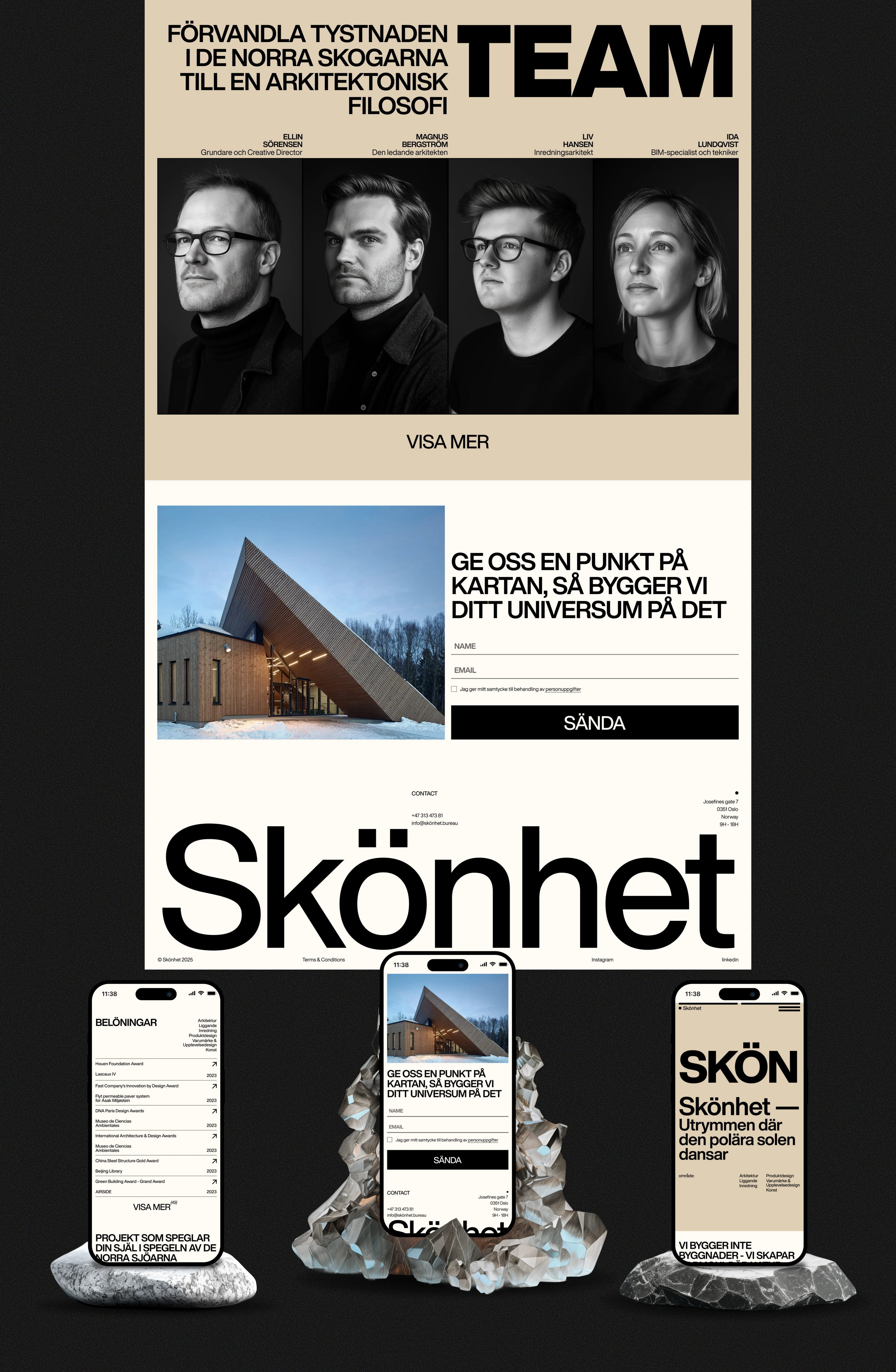Skönhet | Corporate Website — Изображение №4 — Интерфейсы на Dprofile