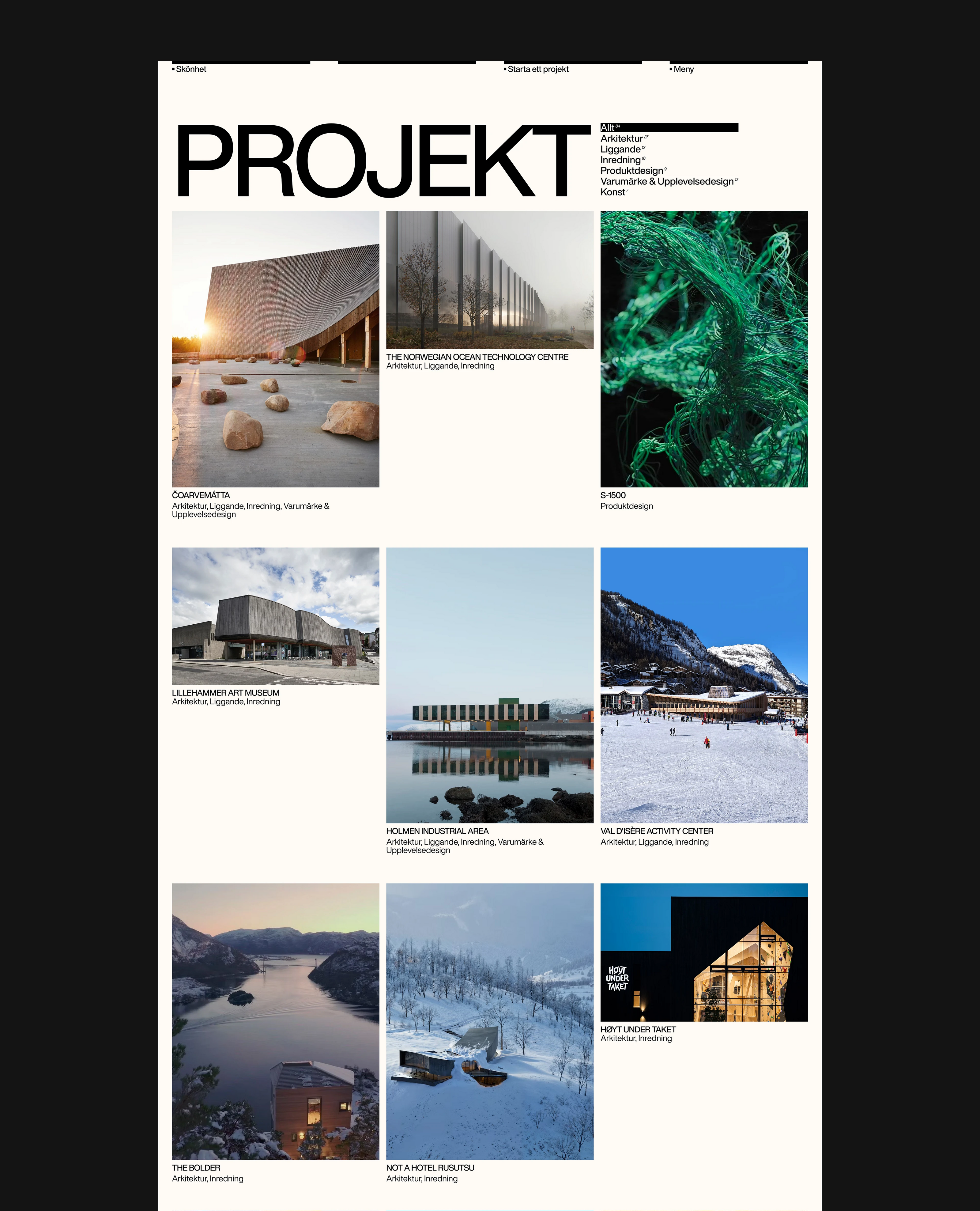 Skönhet | Corporate Website — Изображение №6 — Интерфейсы на Dprofile