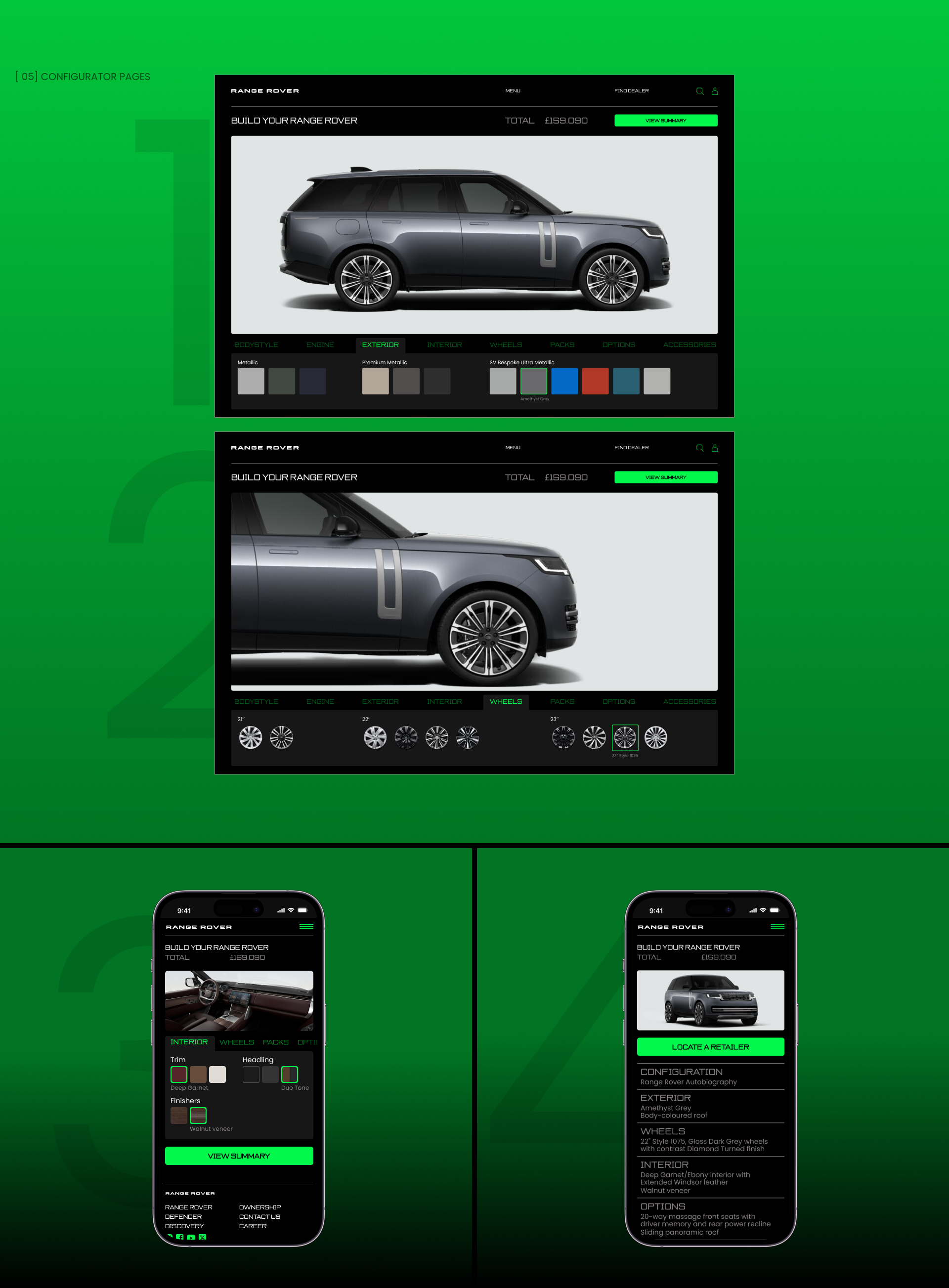 Range Rover | Corporate Website — Изображение №11 — Интерфейсы на Dprofile