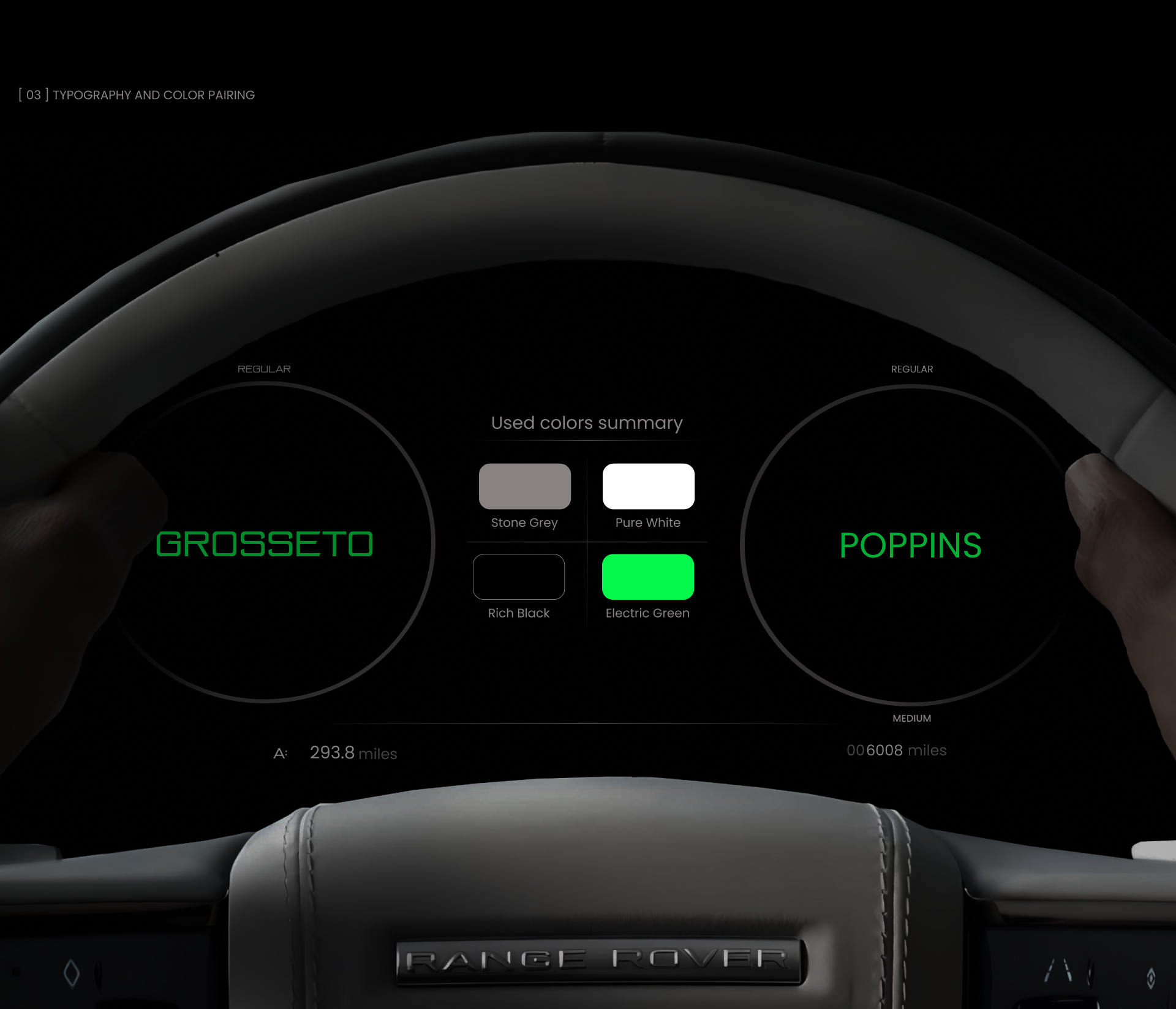 Range Rover | Corporate Website — Изображение №7 — Интерфейсы на Dprofile