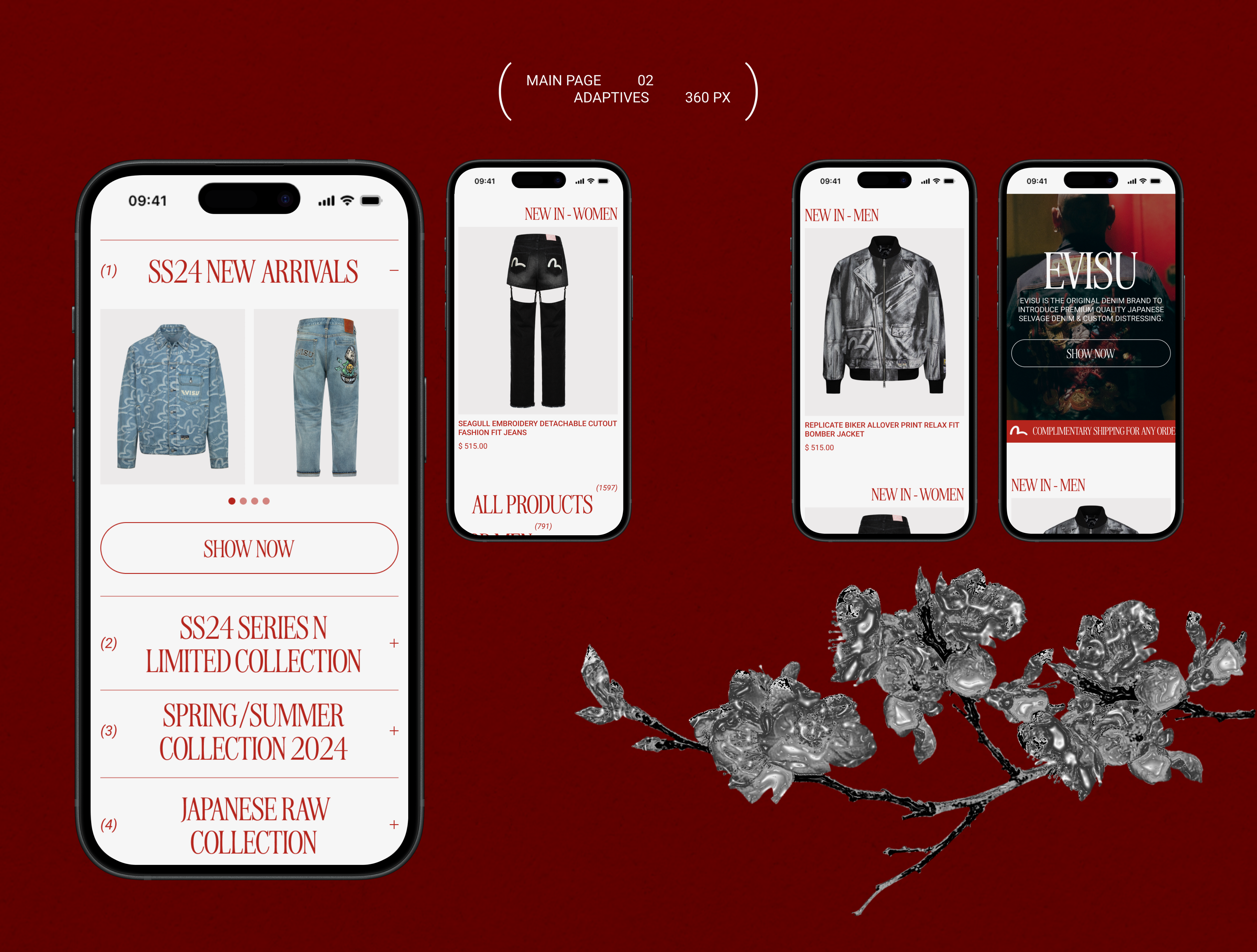 EVISU | E-Commerce redesign — Изображение №3 — Интерфейсы на Dprofile