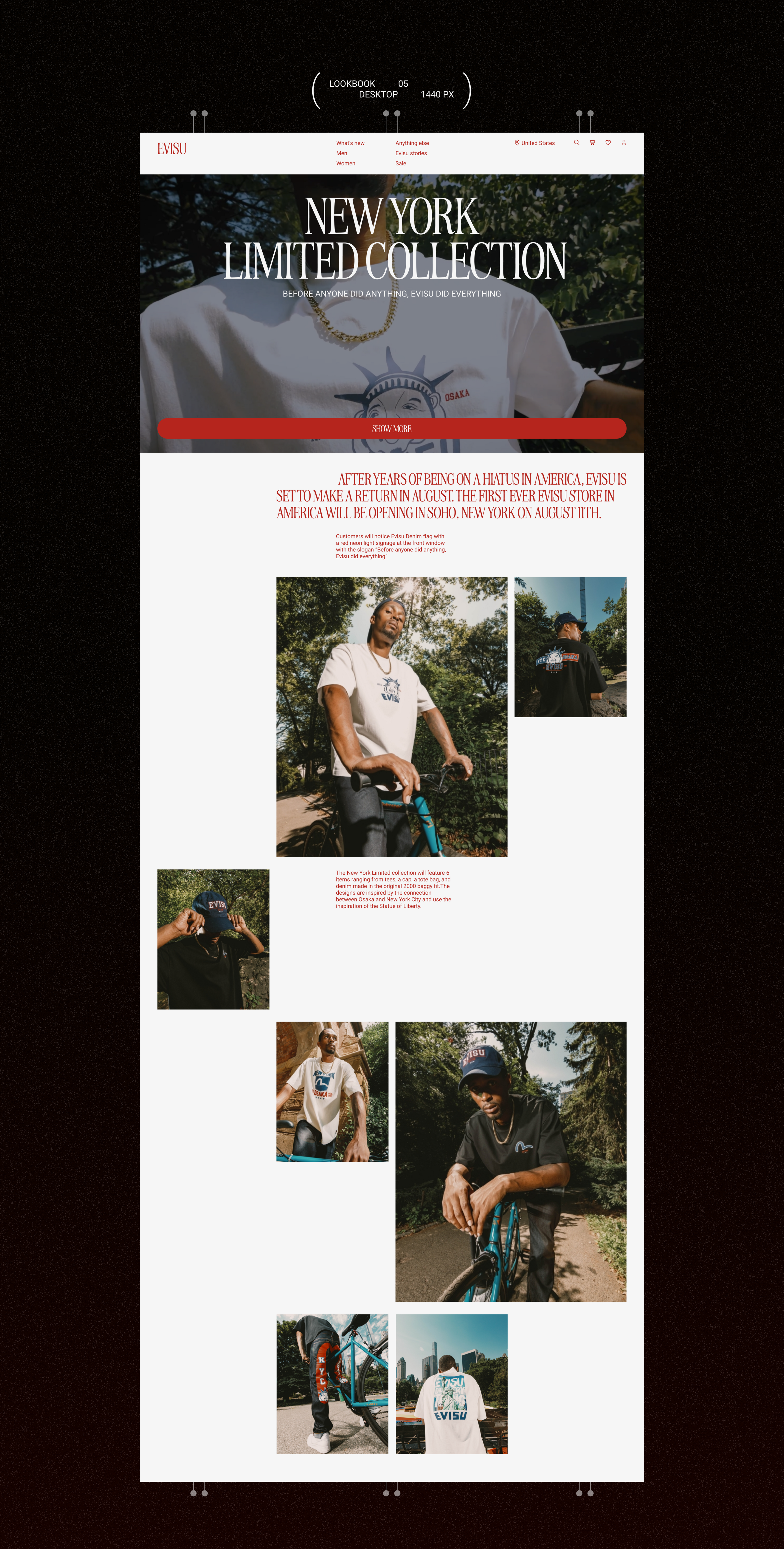EVISU | E-Commerce redesign — Изображение №7 — Интерфейсы на Dprofile