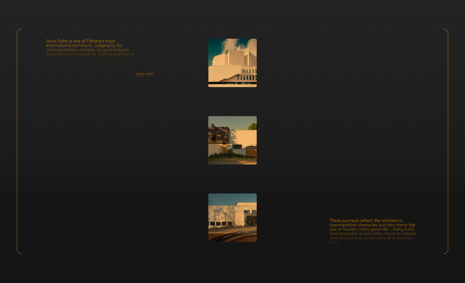 ALVAR AALTO FONDATION | Corporate website redesign — Изображение №8 — Интерфейсы на Dprofile