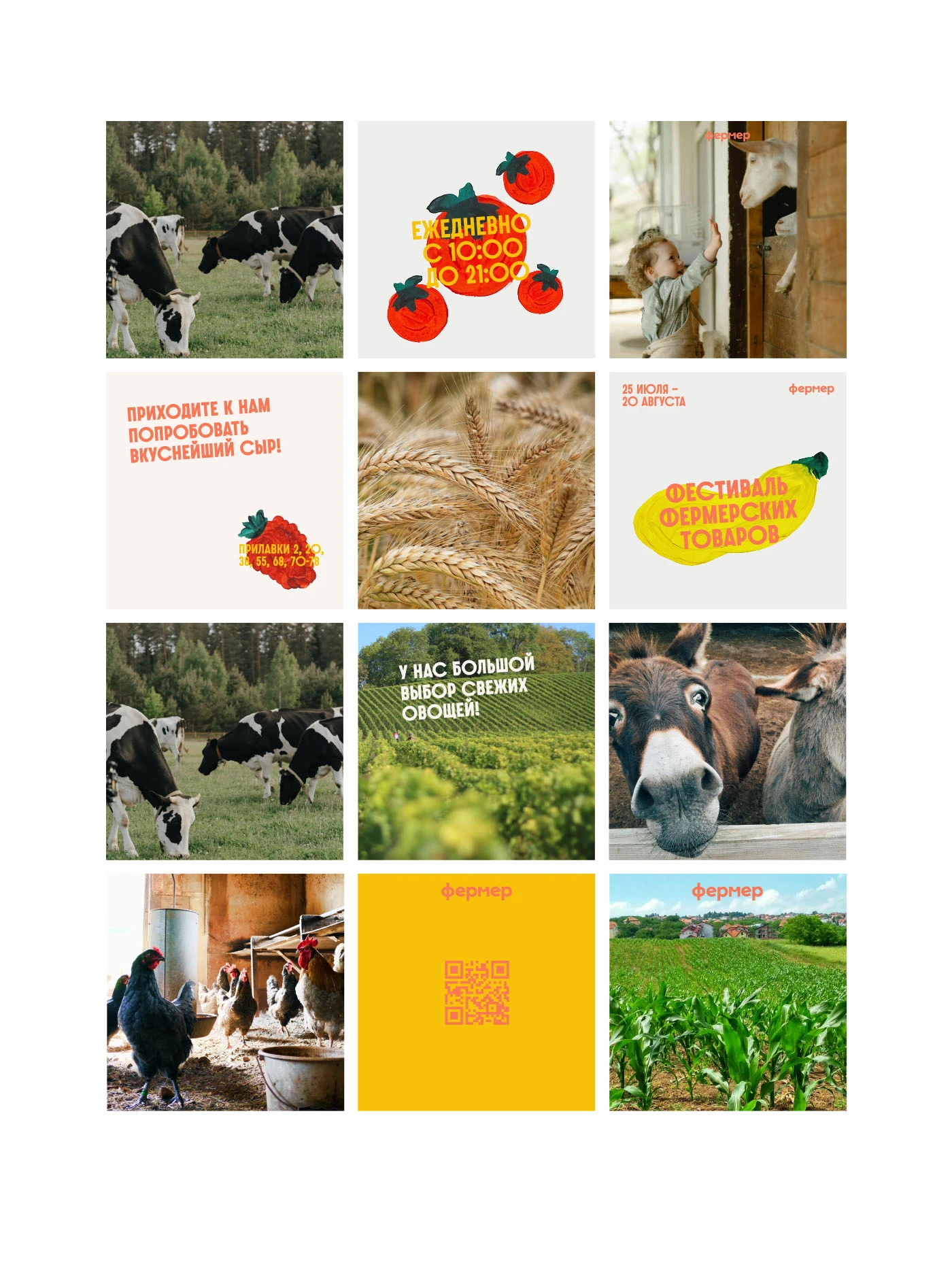 Logo | brand identity | farmer's festival — Изображение №13 — Брендинг на Dprofile
