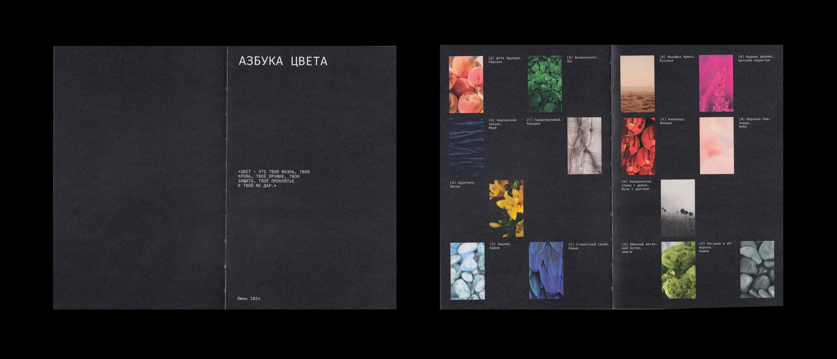 Editorial design | book | alphabet of color — Изображение №4 — Брендинг, Графика на Dprofile