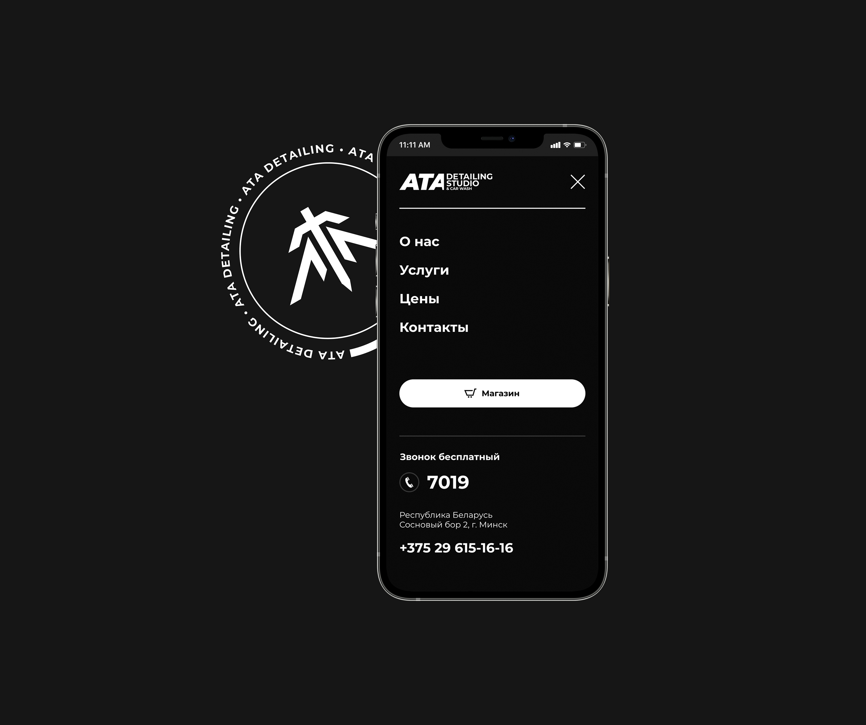 ATA Detailing Studio — Изображение №8 — Интерфейсы, Брендинг, Графика на Dprofile