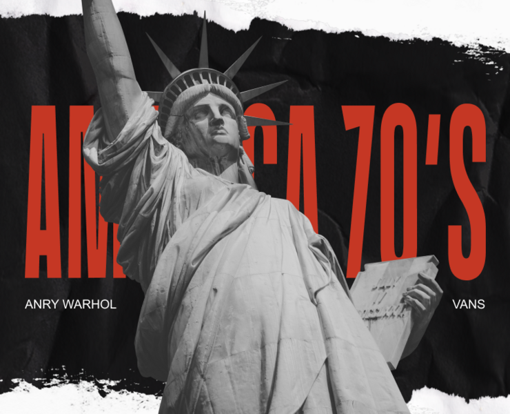 America 70's (Vans x Andy Warhol) — Интерфейсы, Брендинг на Dprofile