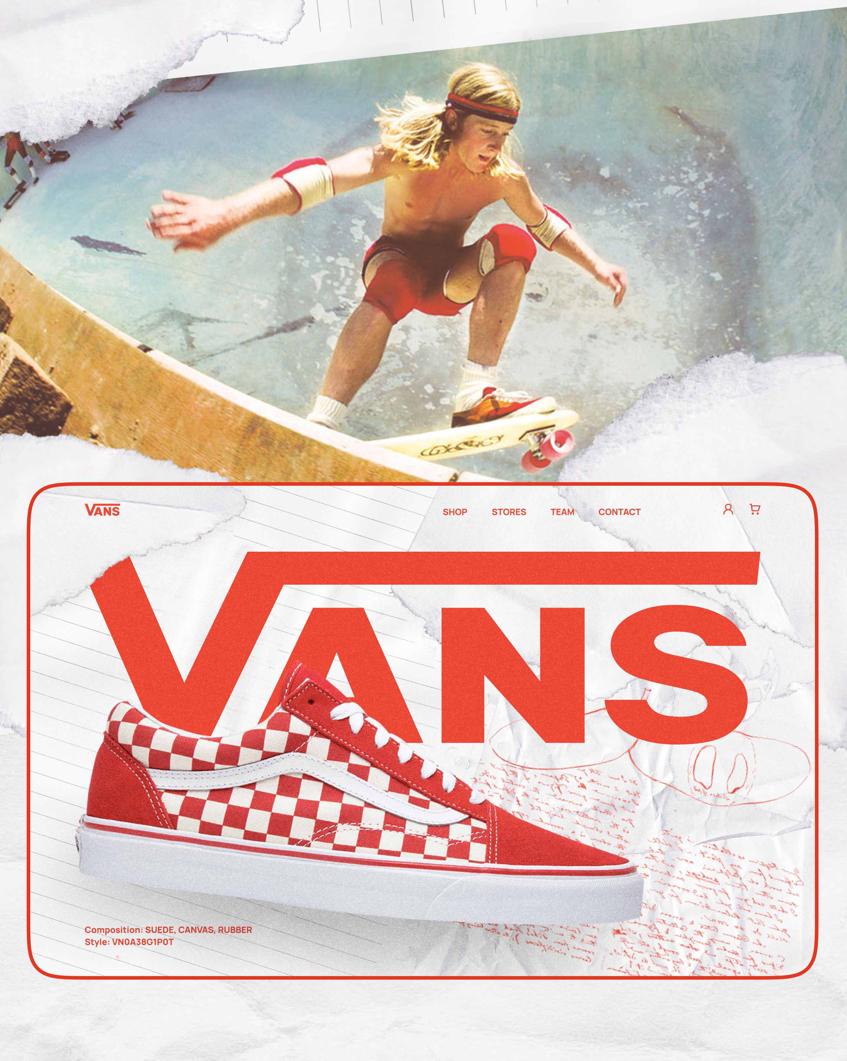 America 70's (Vans x Andy Warhol) — Изображение №5 — Интерфейсы, Брендинг на Dprofile