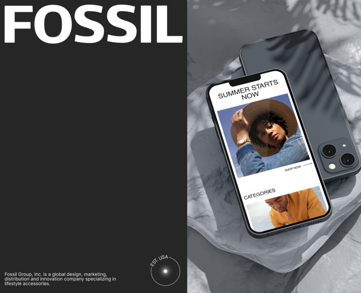 FOSSIL | E-commerce redesign на Dprofile