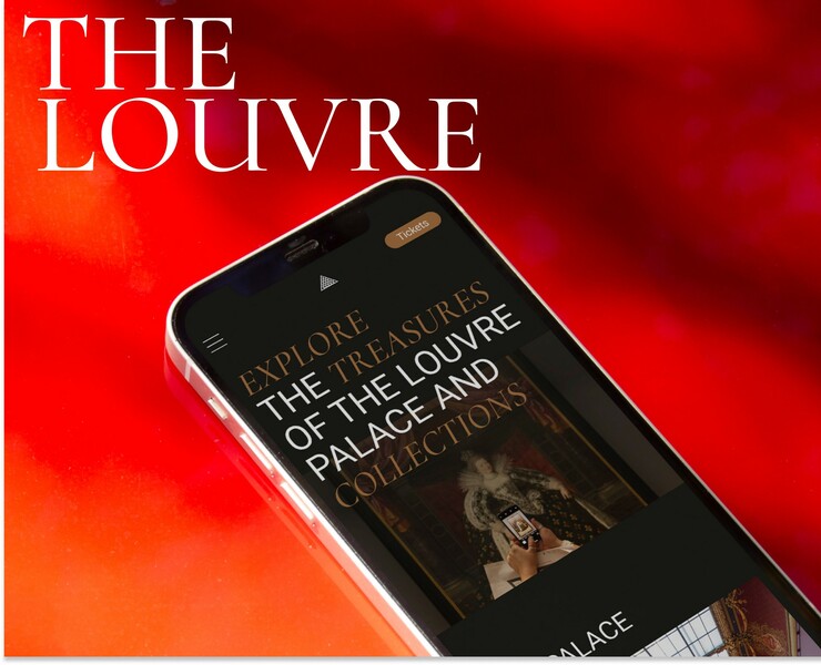 The Louvre | Corporate website redesign на Dprofile