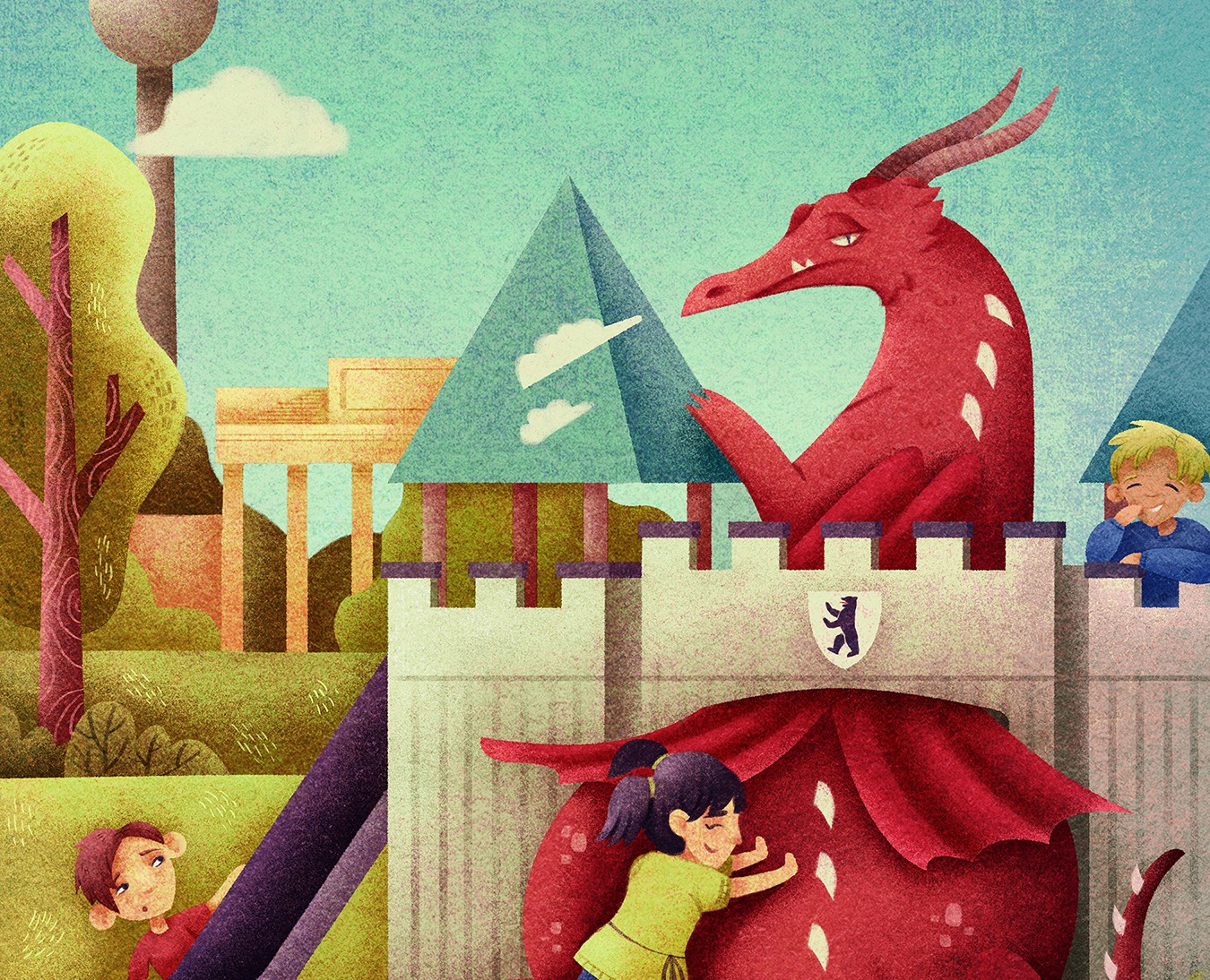 Spielplatzguide Berlin — Иллюстрация на Dprofile