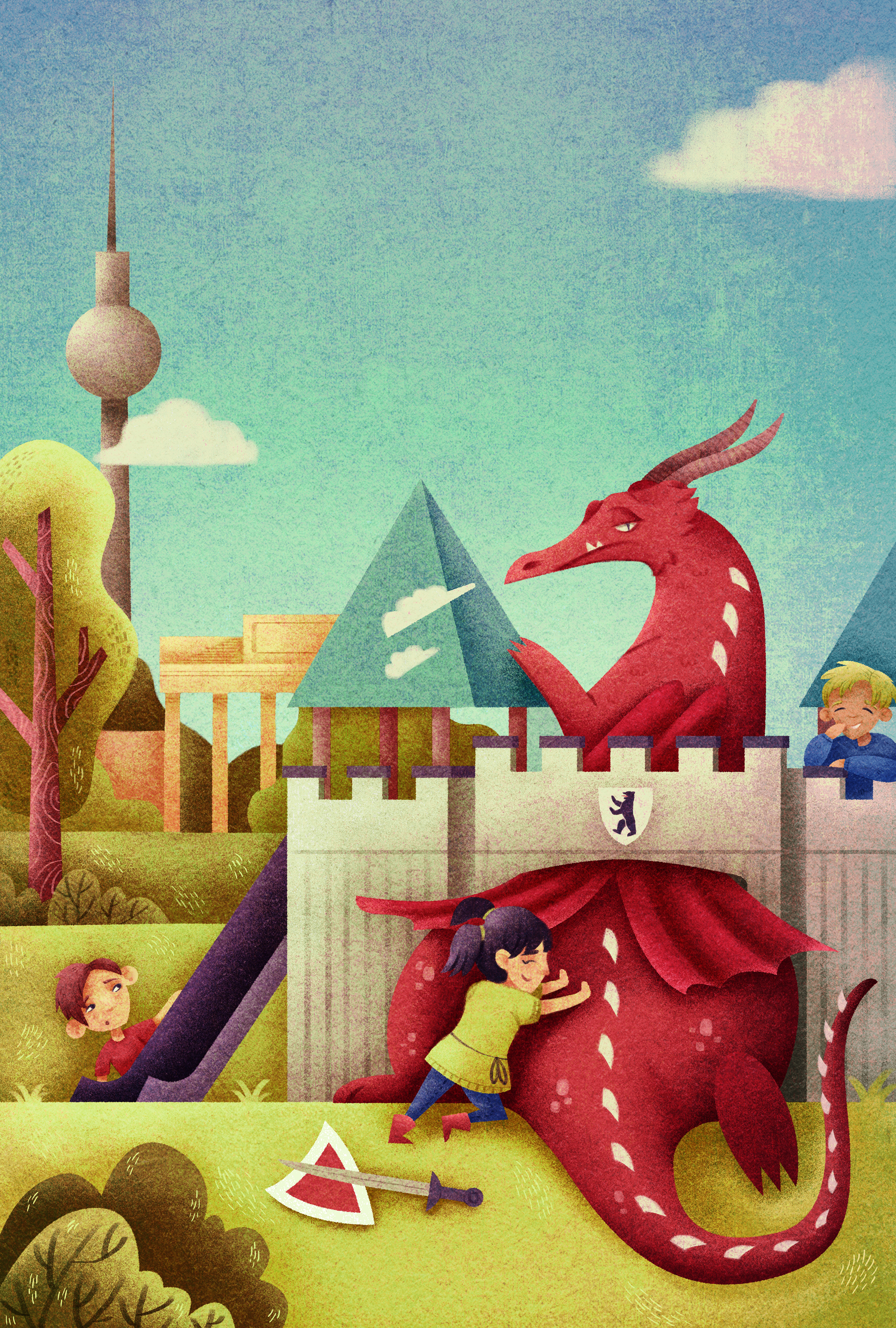 Spielplatzguide Berlin — Изображение №2 — Иллюстрация на Dprofile