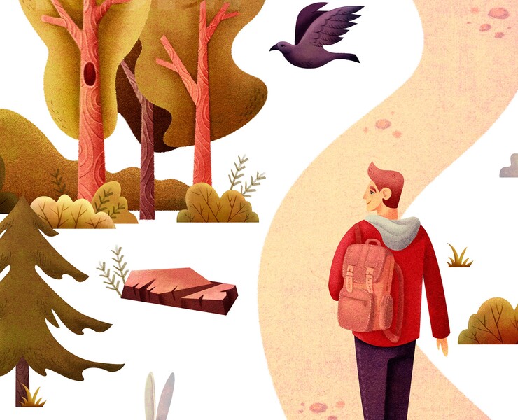 История одной жизни — Иллюстрация на Dprofile