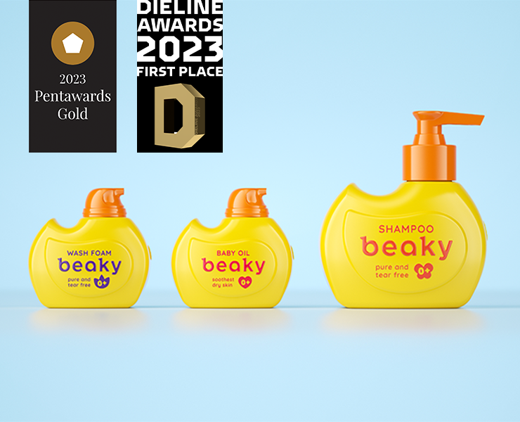 Beaky — Брендинг, 3D на Dprofile