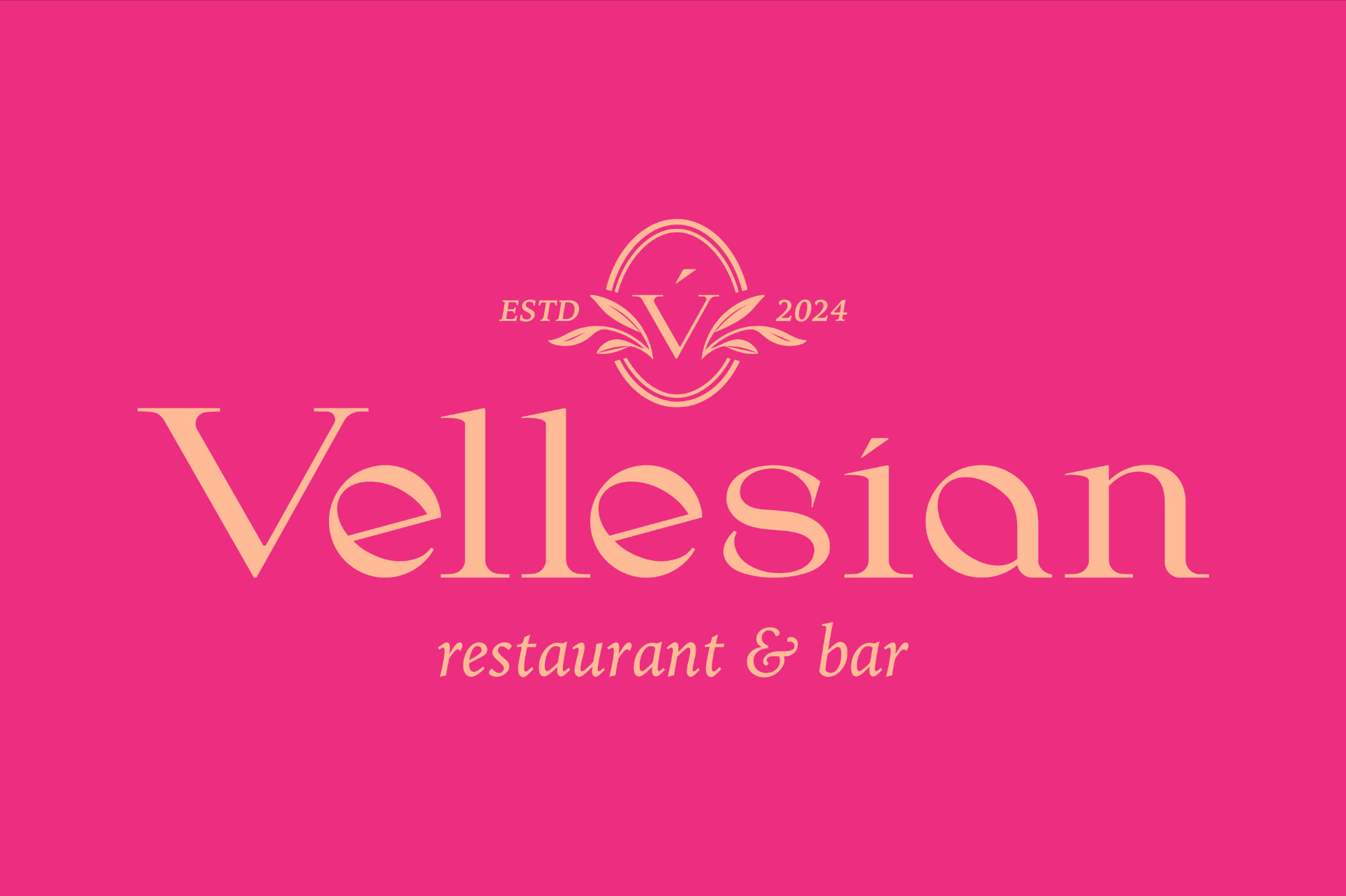 VELLESIAN | Ресторан & бар | Фирменный стиль | Branding — Изображение №2 — Брендинг на Dprofile