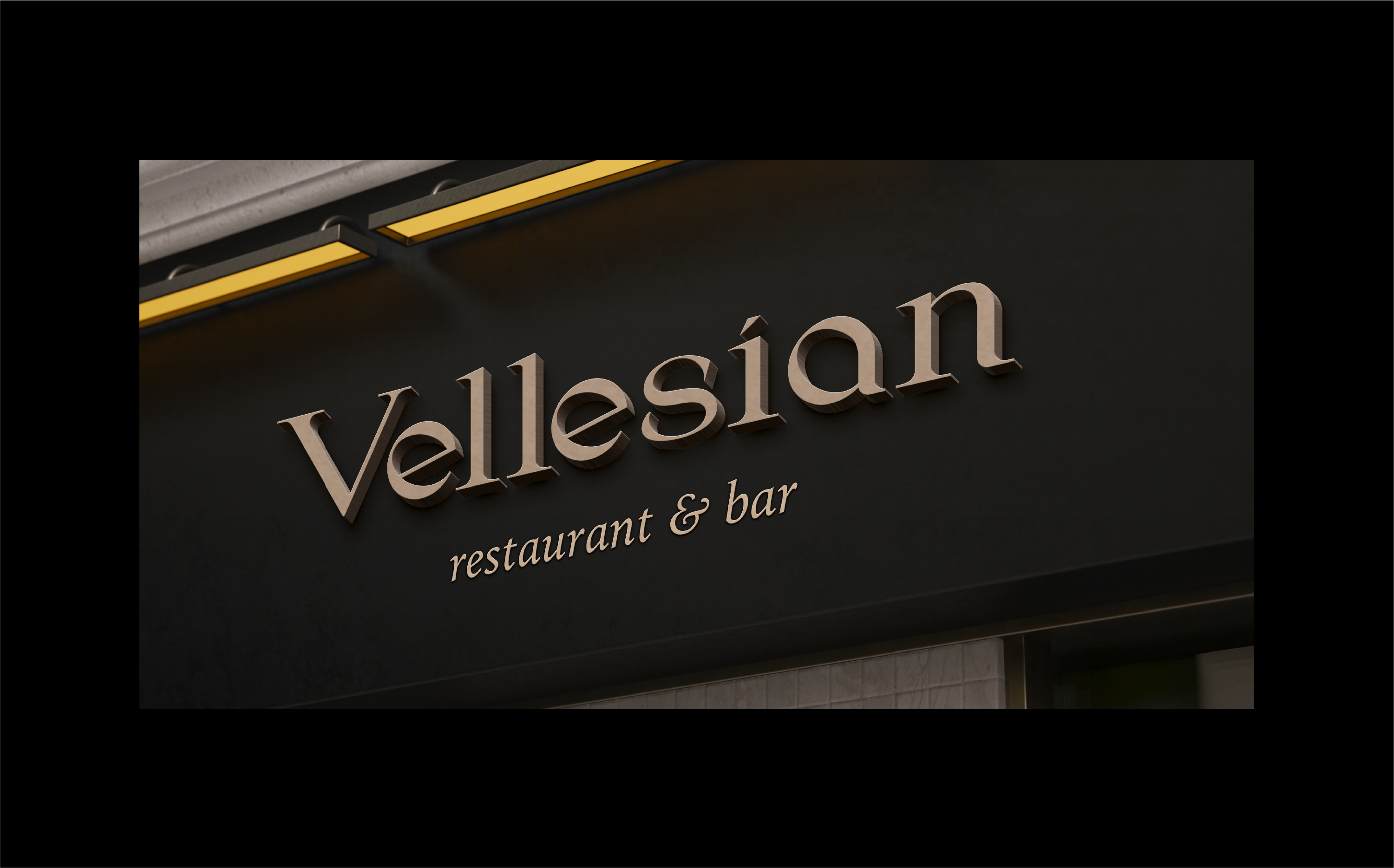 VELLESIAN | Ресторан & бар | Фирменный стиль | Branding — Изображение №1 — Брендинг на Dprofile