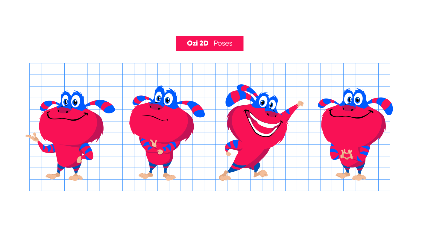 Ozon. Mascot Design — Изображение №7 — Брендинг, 3D на Dprofile