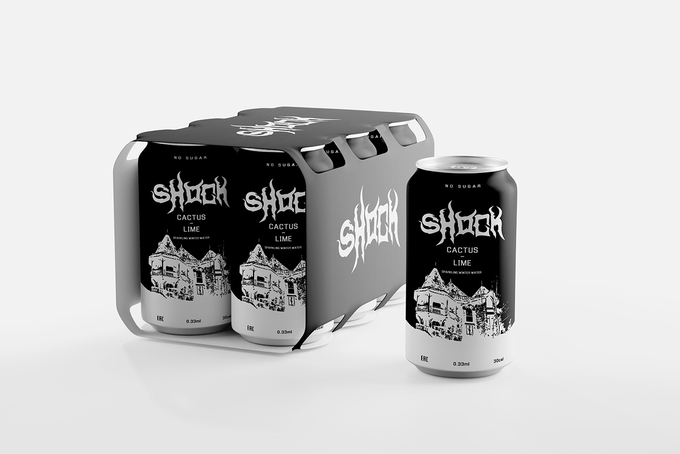 SHOCK BUBBLES LOGOTYPE — Изображение №4 — Брендинг, Графика на Dprofile