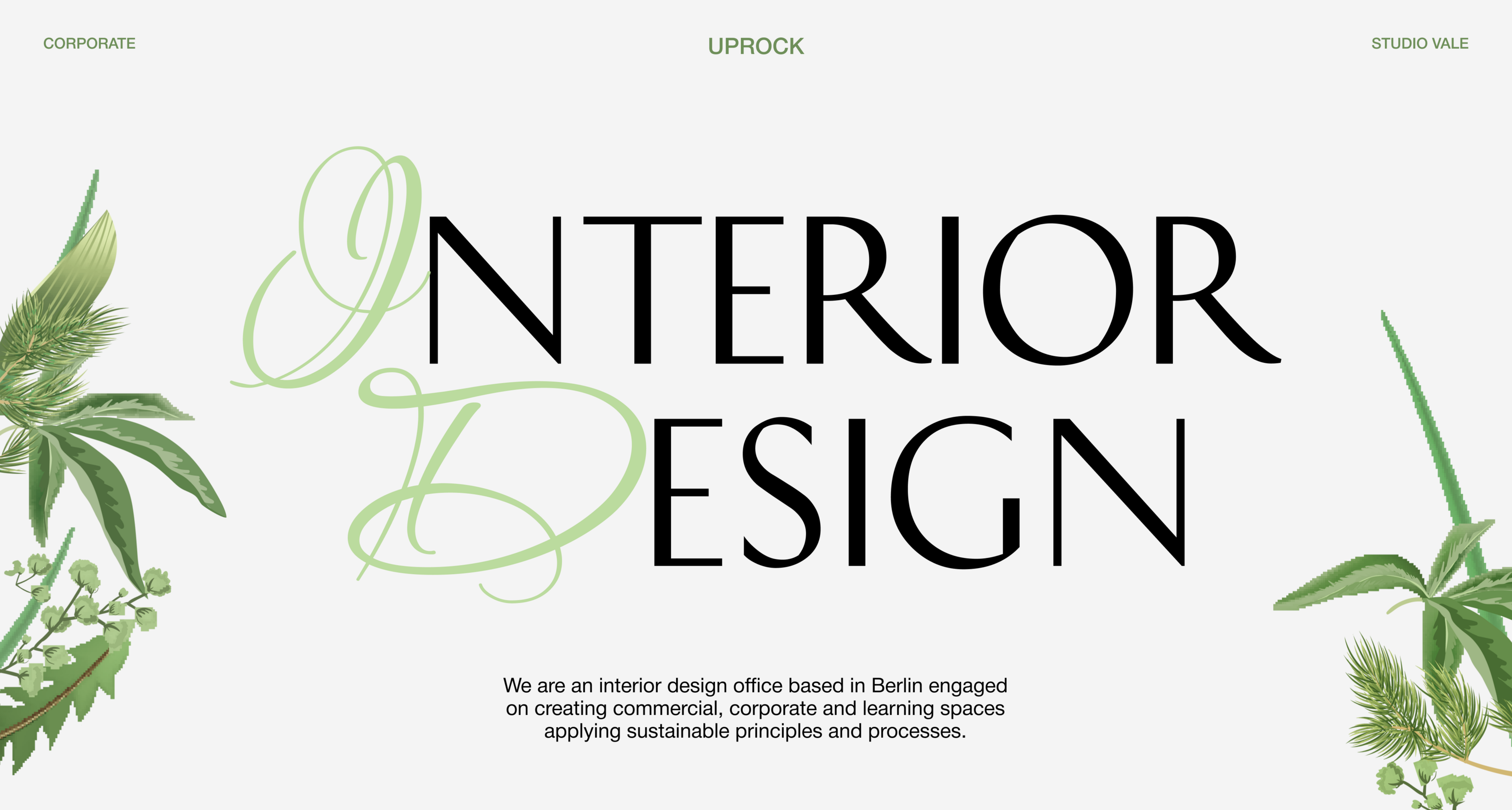 Corporate Website Redesign l Studio Vale — Изображение №1 — Интерфейсы, Брендинг на Dprofile