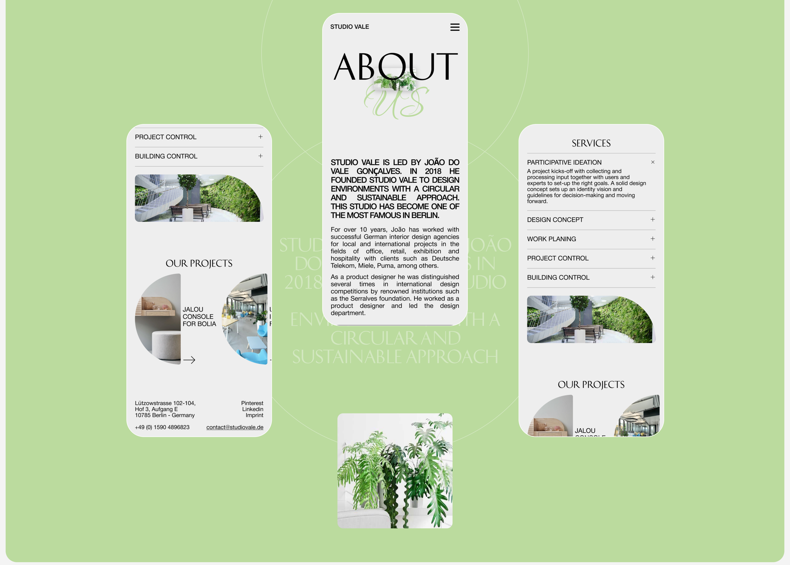Corporate Website Redesign l Studio Vale — Изображение №13 — Интерфейсы, Брендинг на Dprofile