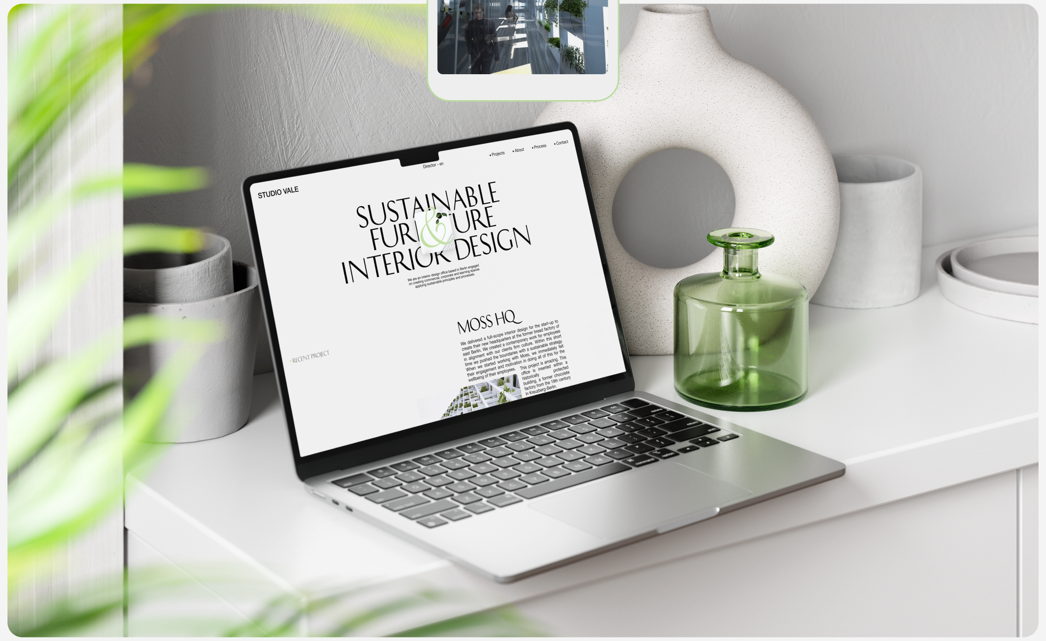 Corporate Website Redesign l Studio Vale — Изображение №5 — Интерфейсы, Брендинг на Dprofile