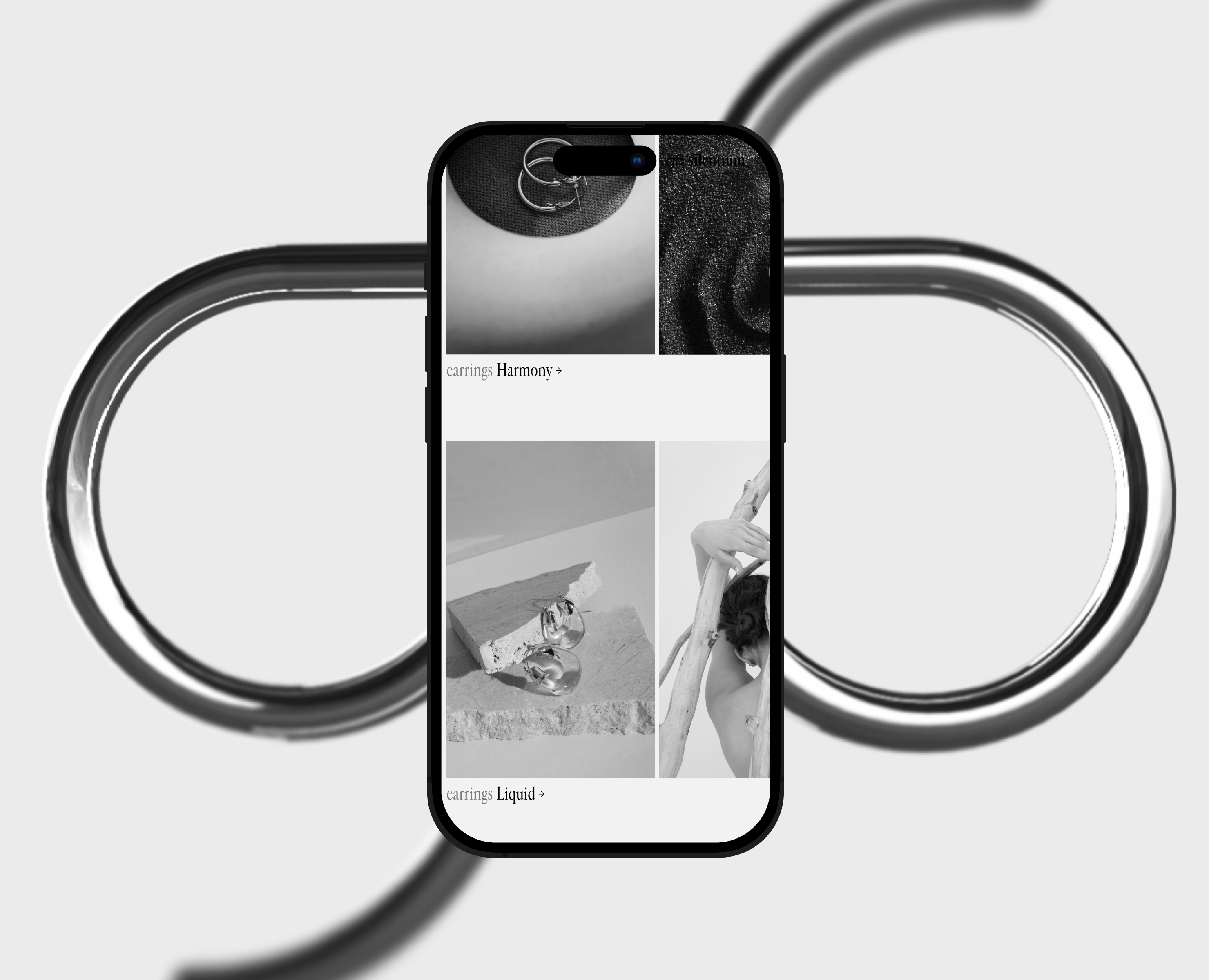 Silentium | Ювелирный бренд — Интерфейсы, Брендинг на Dprofile
