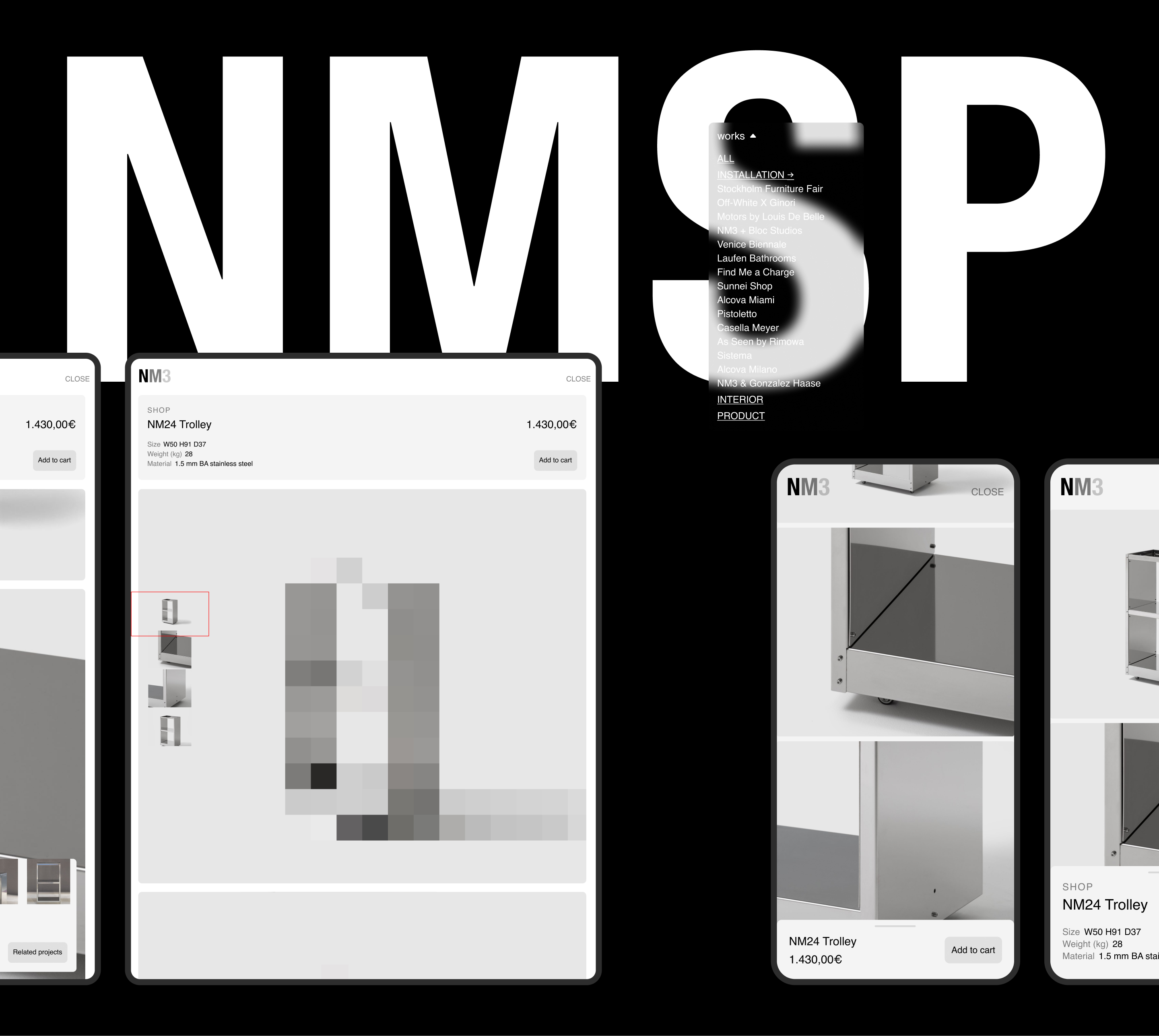NM3 WEBSITE — Изображение №4 — Интерфейсы на Dprofile