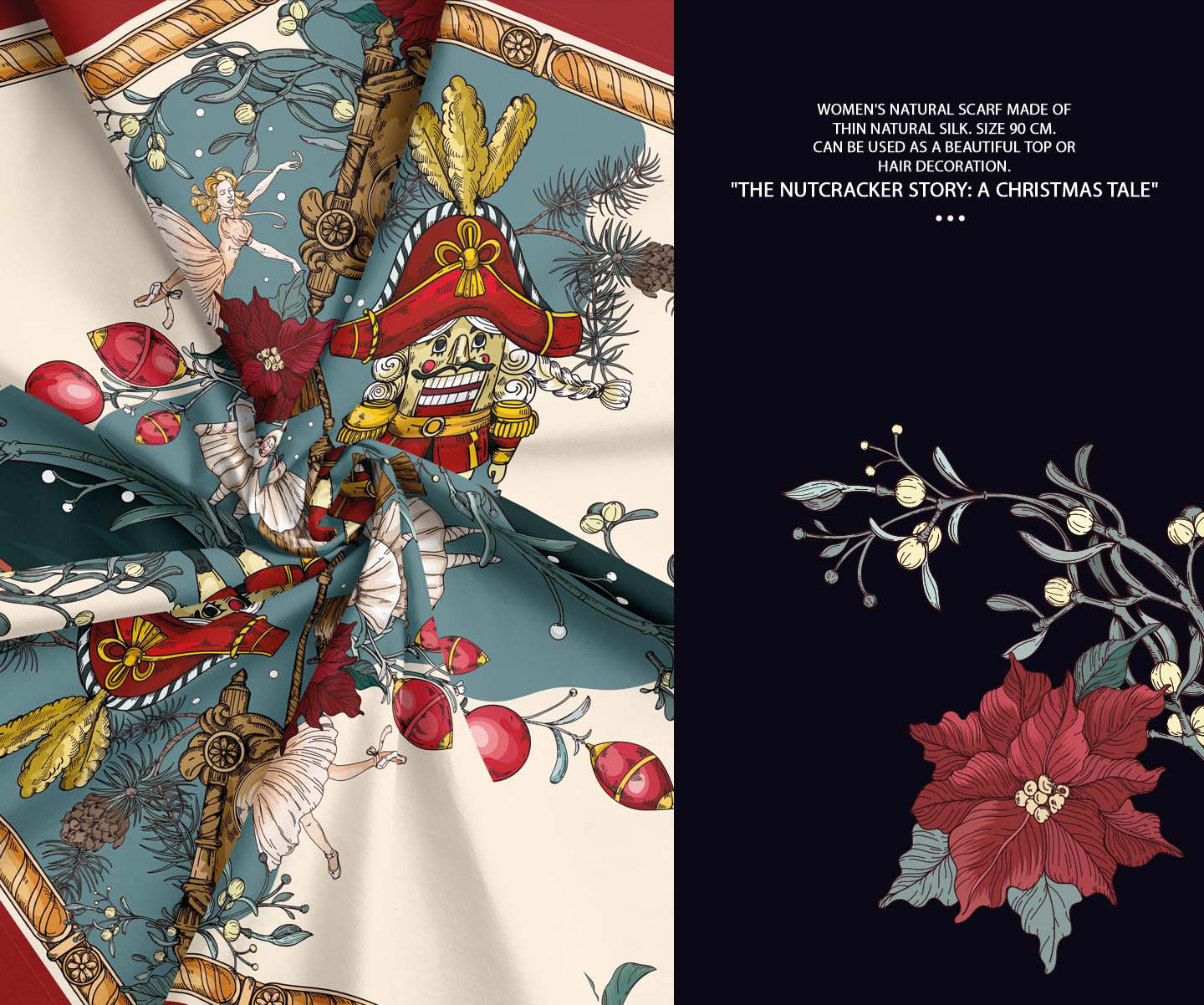 NUTCRACKER SILK SCARVES 2023 — Изображение №5 — Иллюстрация, Анимация на Dprofile