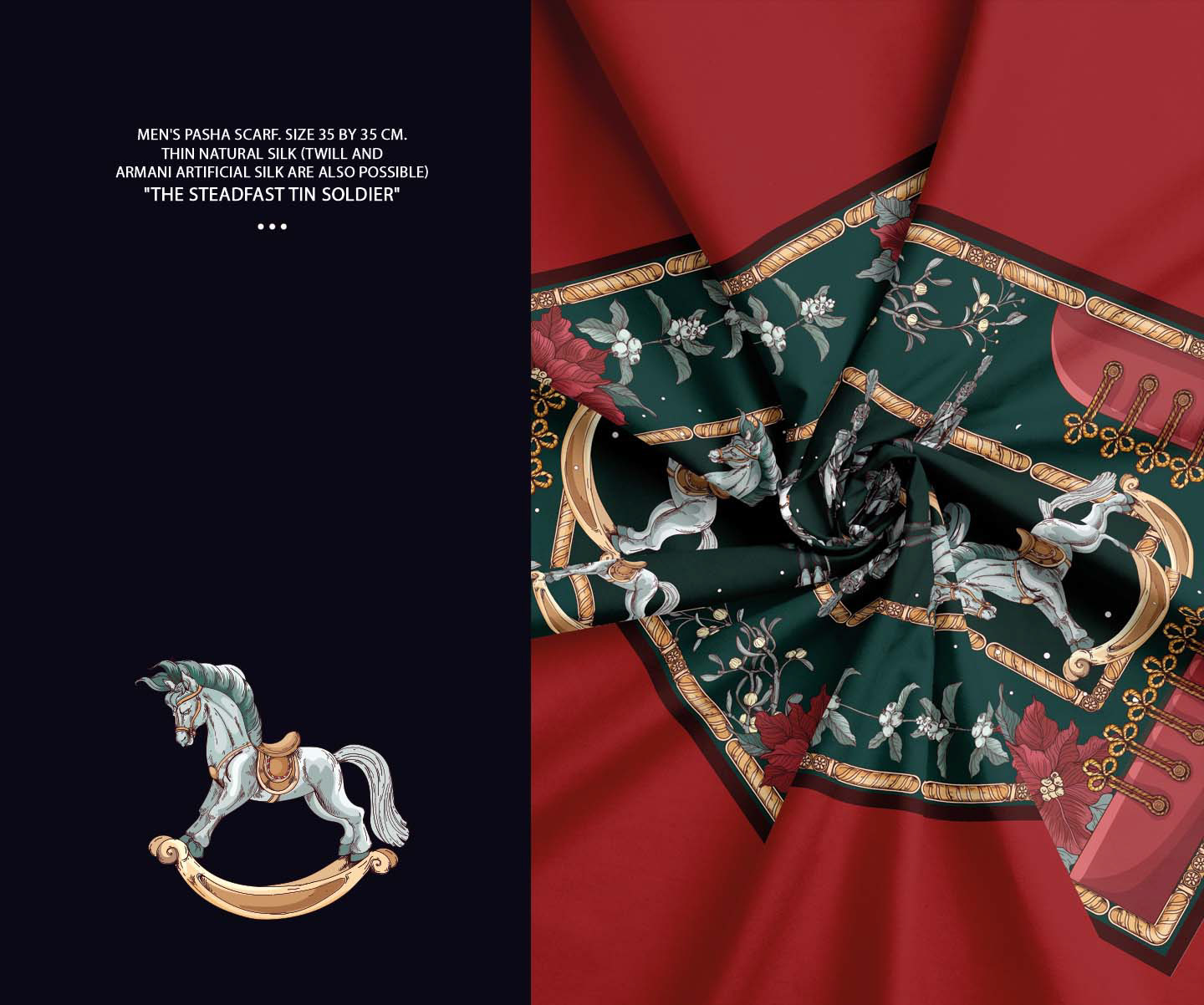 NUTCRACKER SILK SCARVES 2023 — Изображение №9 — Иллюстрация, Анимация на Dprofile