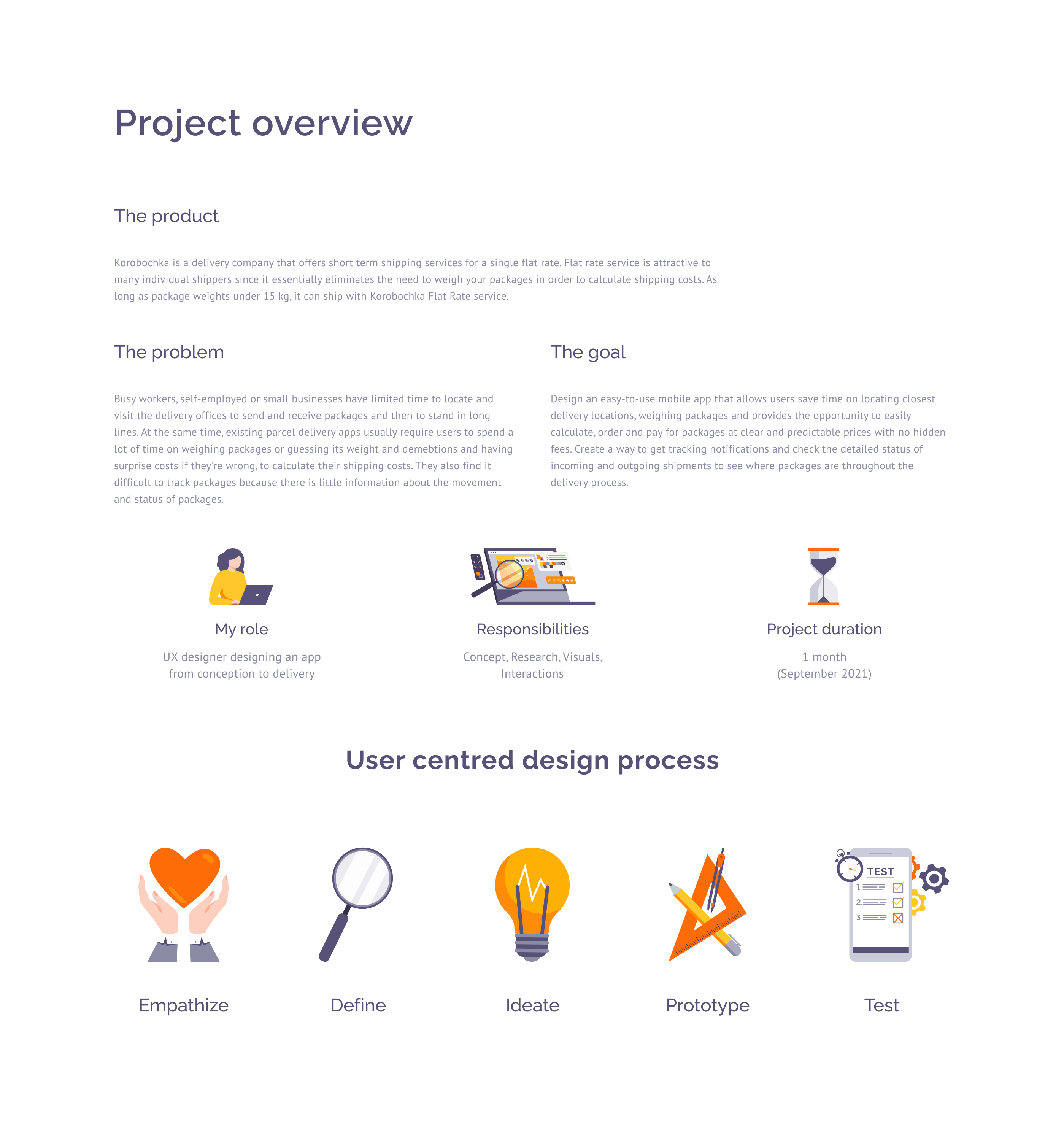 Коробочка — Mobile App UX/UI Case study — Изображение №2 — Интерфейсы на Dprofile