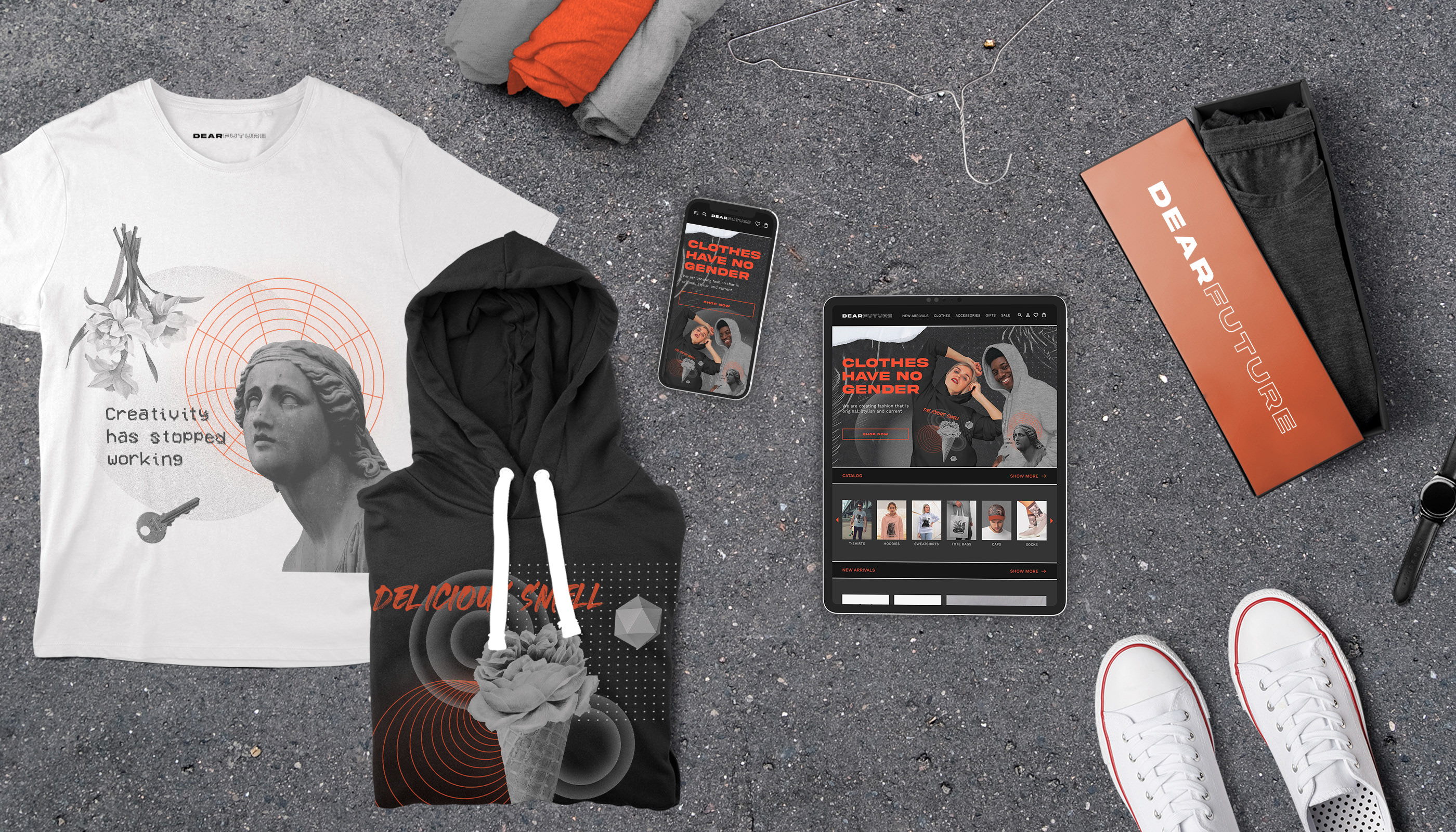 DEARFUTURE — Responsive Website Design Case study — Изображение №3 — Интерфейсы на Dprofile