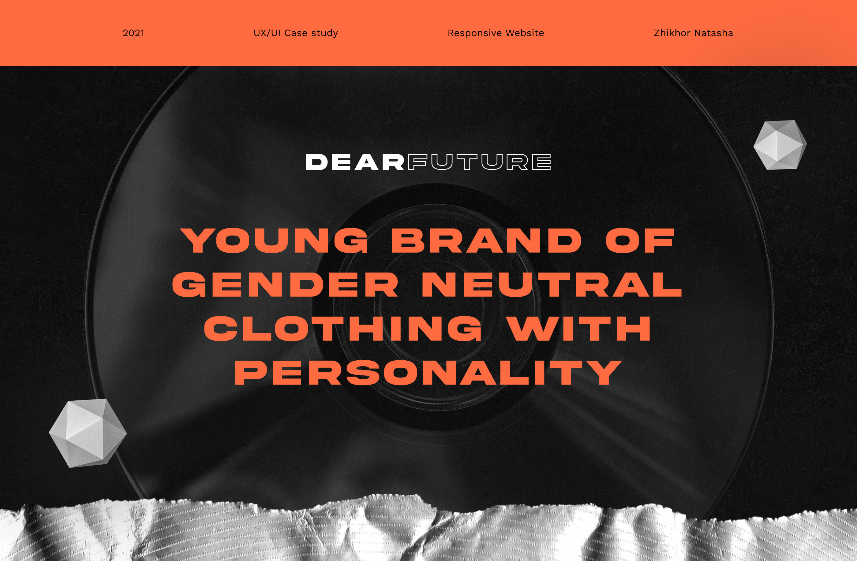 DEARFUTURE — Responsive Website Design Case study — Изображение №1 — Интерфейсы на Dprofile
