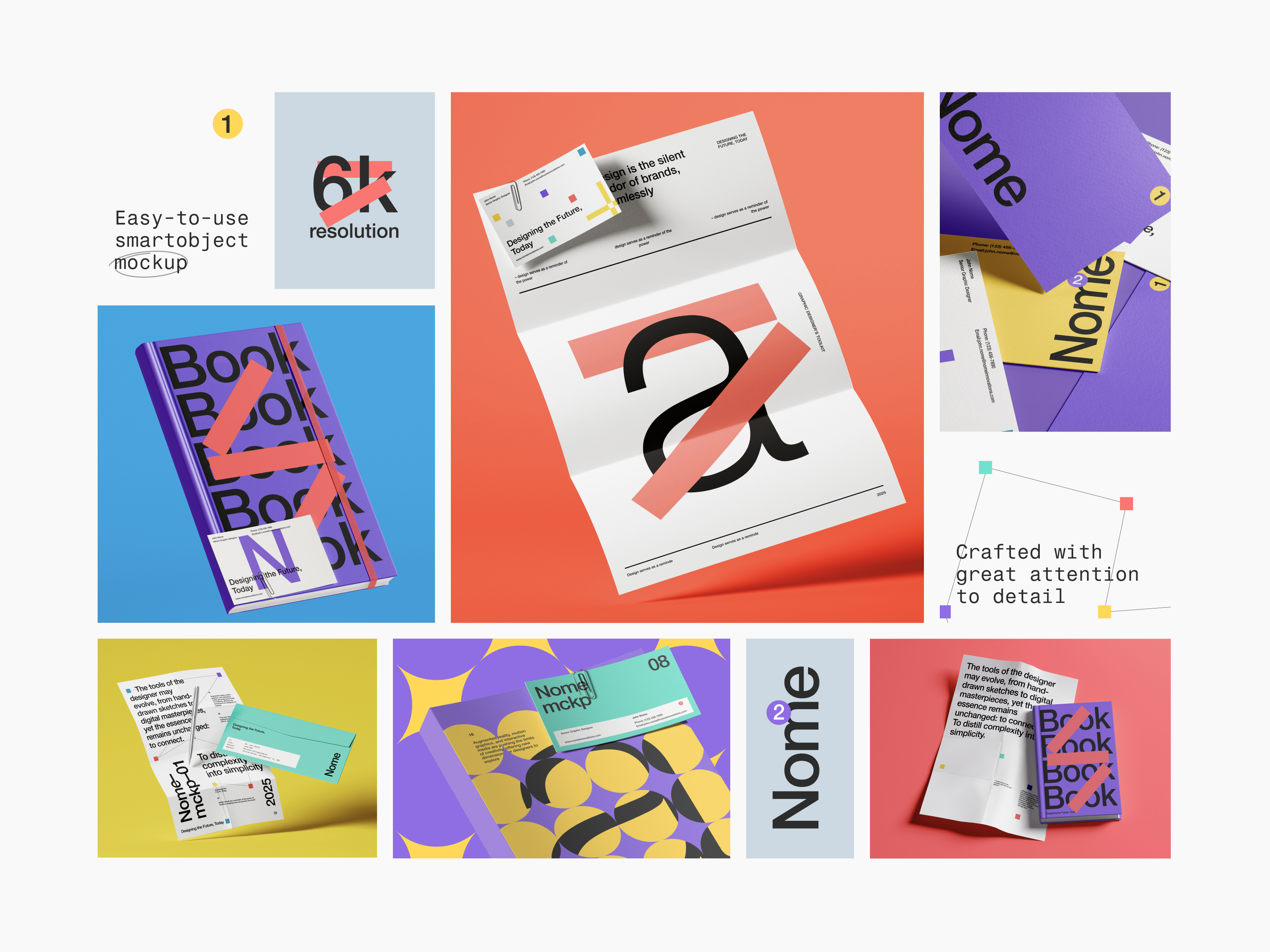 Nome Branding Mockups — Изображение №1 — Брендинг, Иллюстрация на Dprofile