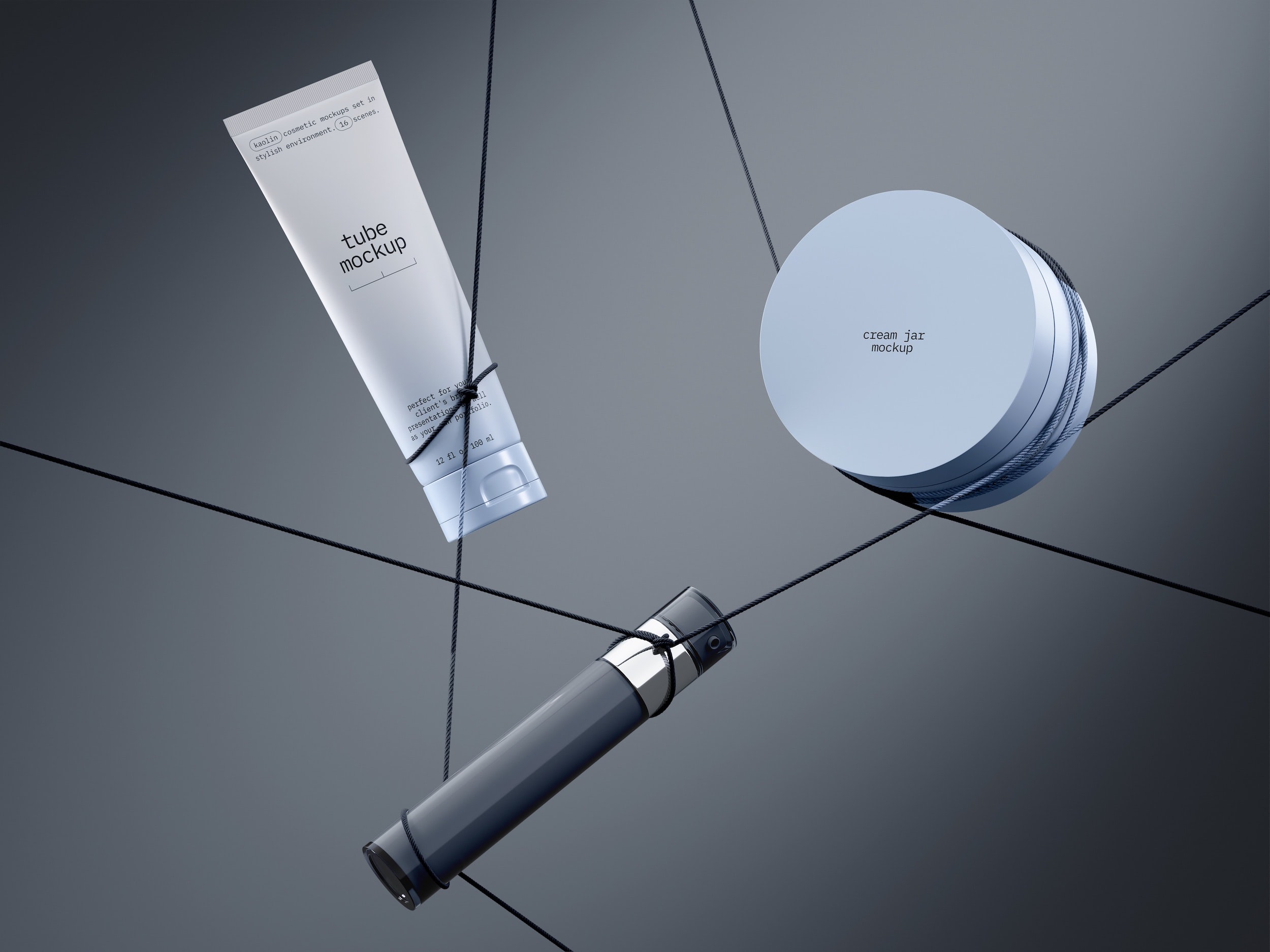 Kaolin, Cosmetics Mockups — Изображение №16 — Брендинг, 3D на Dprofile