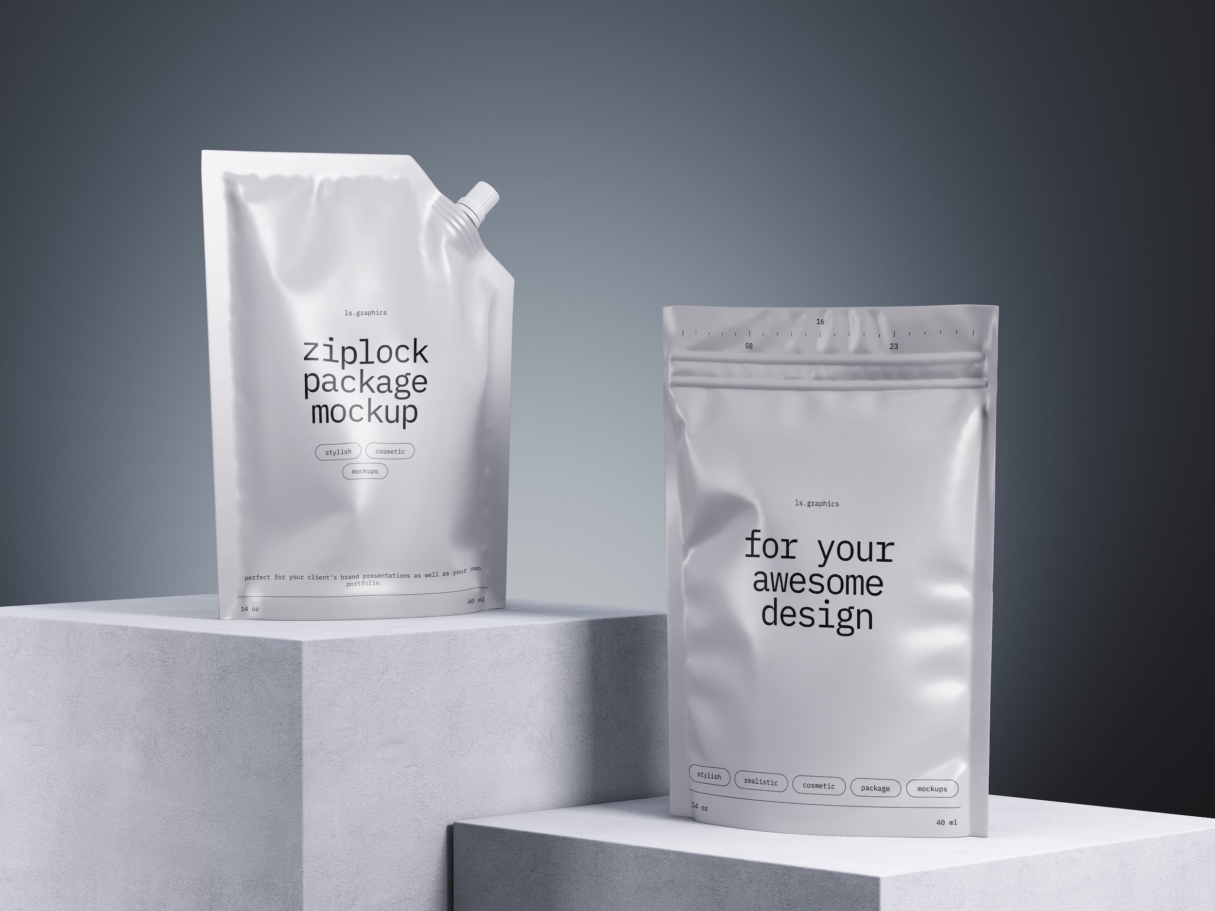 Kaolin, Cosmetics Mockups — Изображение №10 — Брендинг, 3D на Dprofile