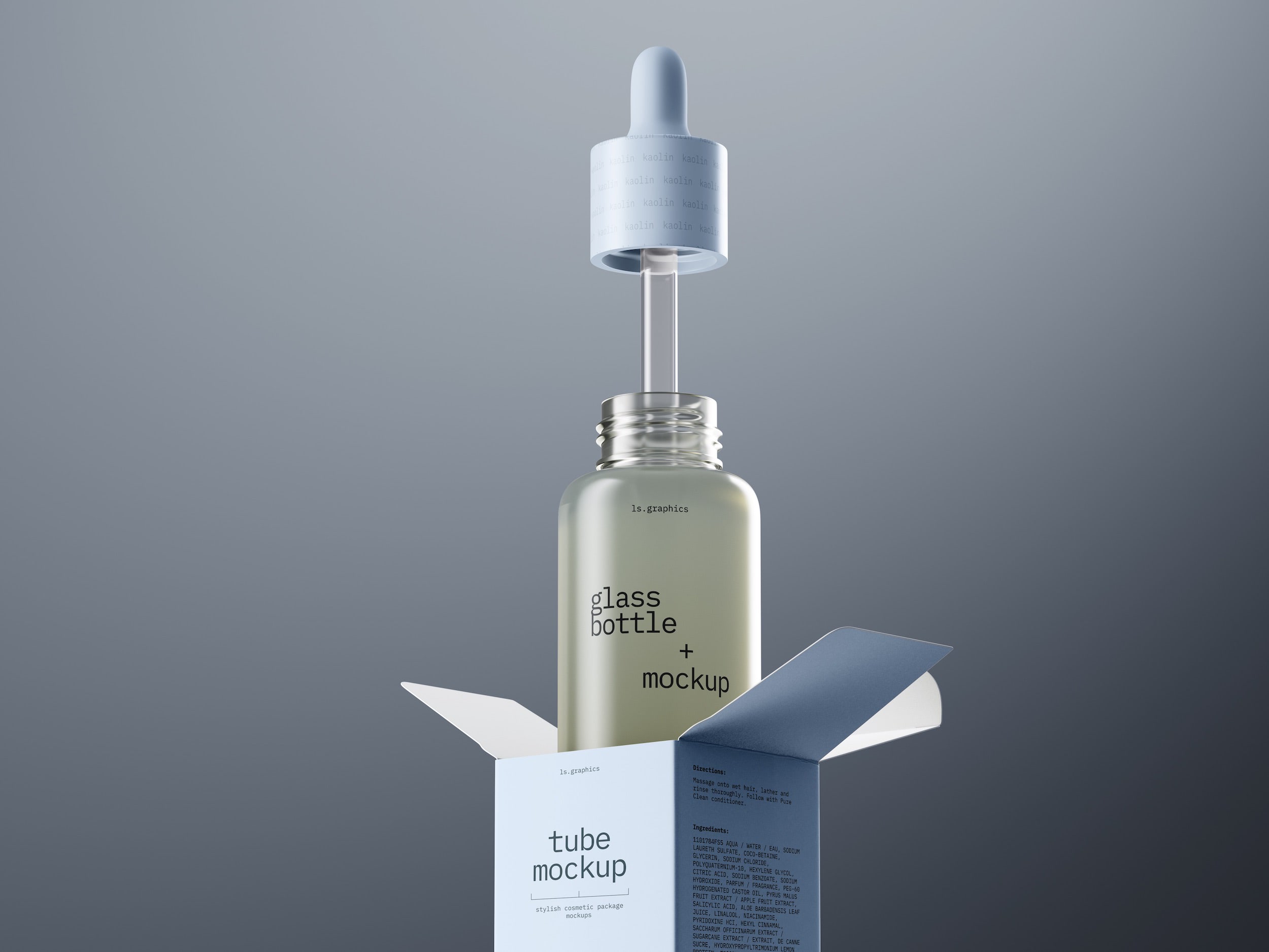 Kaolin, Cosmetics Mockups — Изображение №8 — Брендинг, 3D на Dprofile