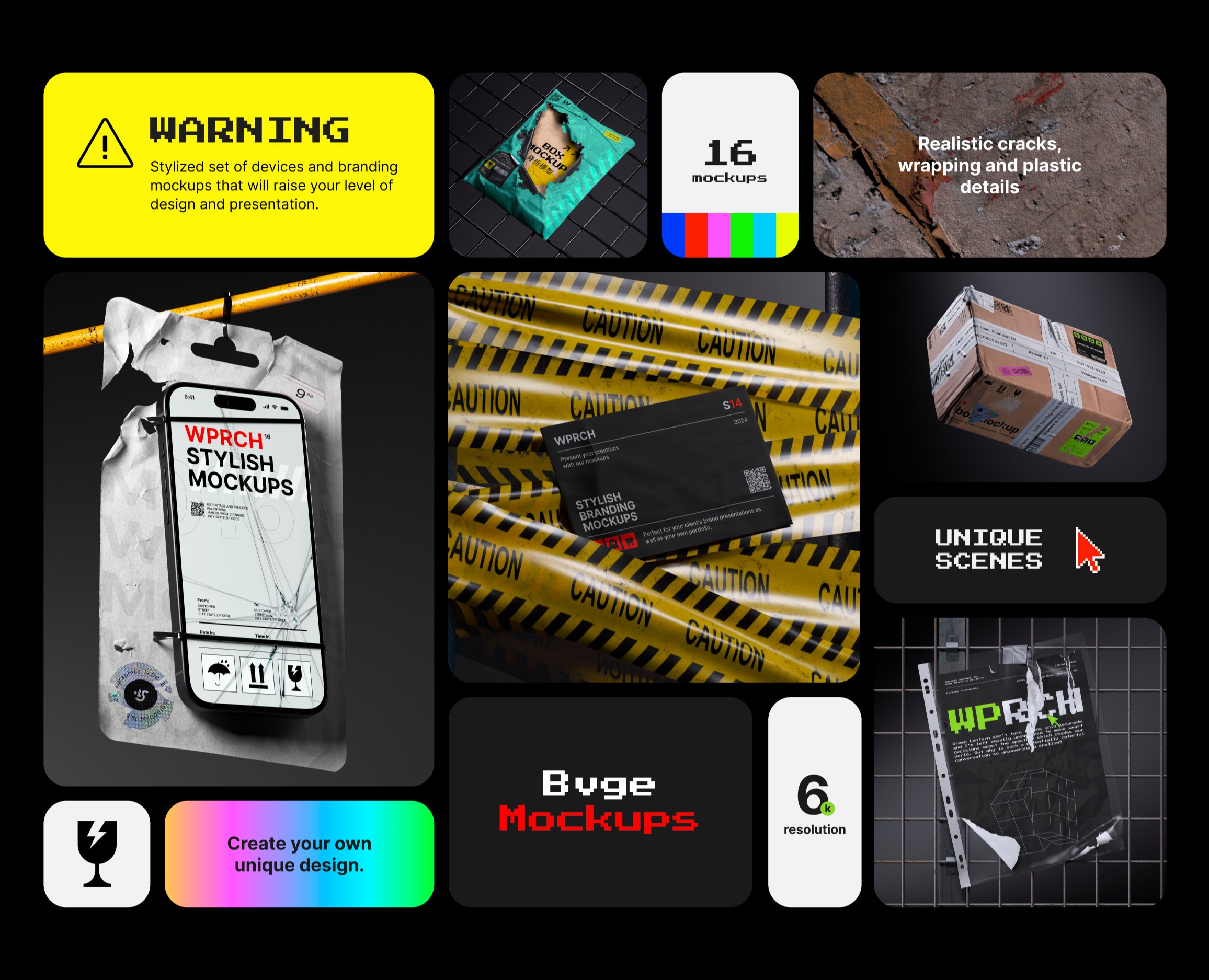BVGE, Branding Mockups на Dprofile