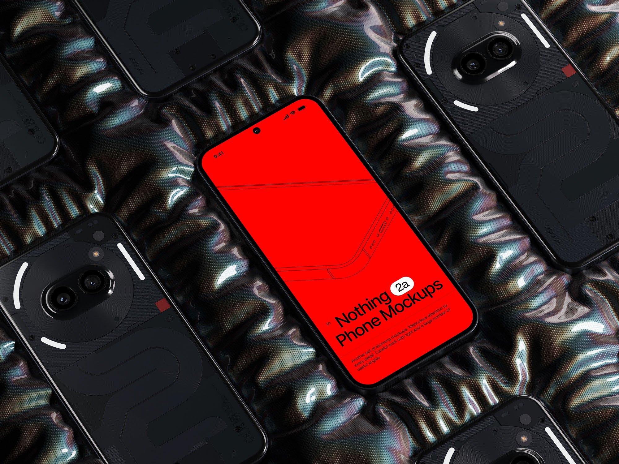 Nothing Phone (2a) Mockups — Изображение №9 — Графика, 3D на Dprofile